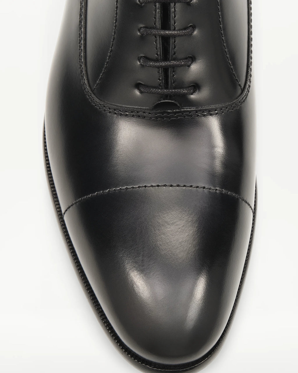LOTTUSSE | DRESS SHOES | MEN | OXFORD STRAIGHT TOE REGENT LEATHER BLACK | BLACK