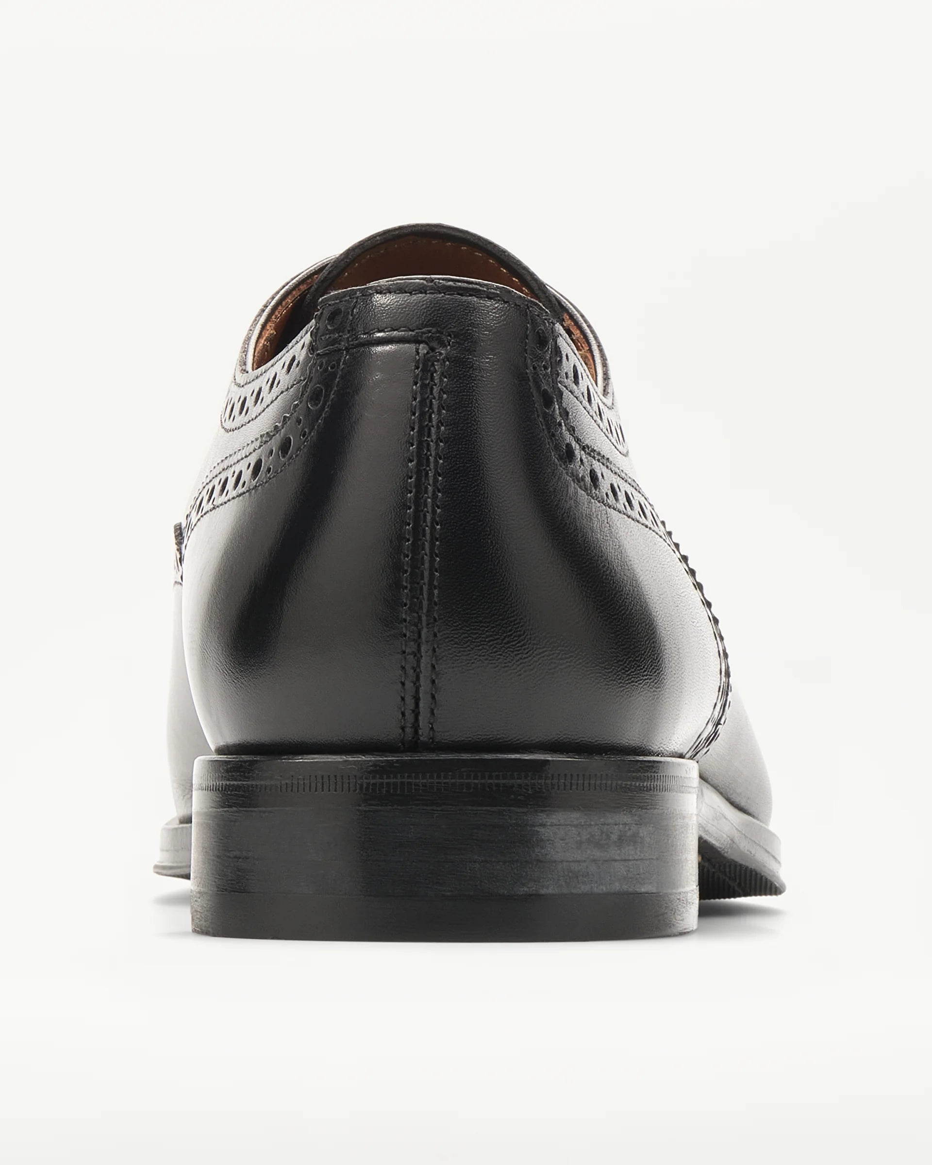 LOTTUSSE Oxford Puntera Recta Lenox PIEL Negro: أسود أحذية للرجال