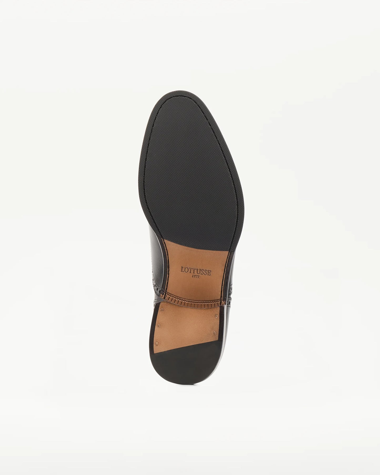 LOTTUSSE | SABATES DE VESTIR | HOME | OXFORD PUNTERA RECTA LENOX PELL NEGRE | NEGRE