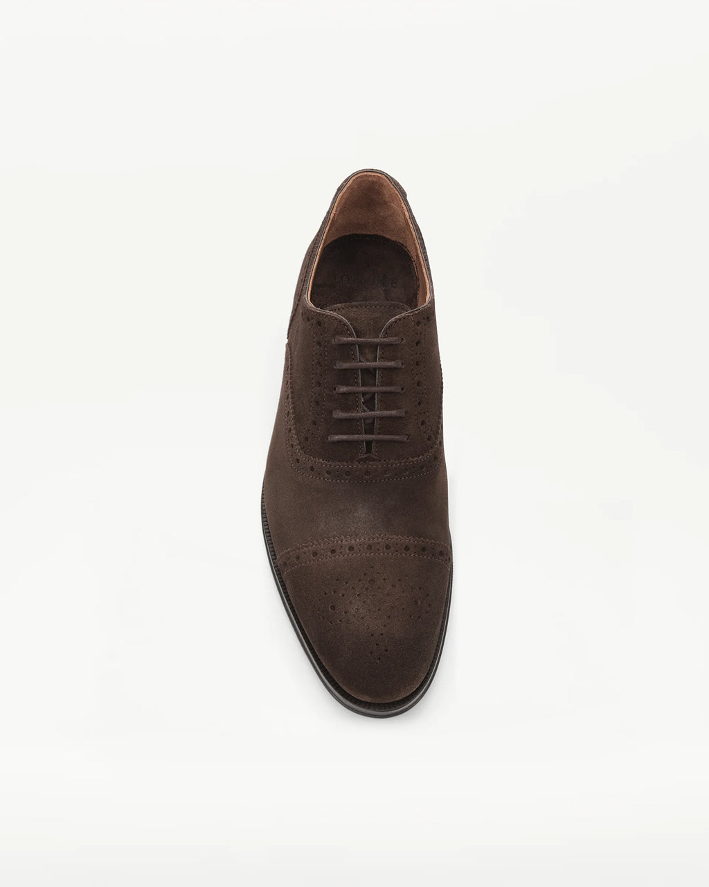 LOTTUSSE | ZAPATOS DE VESTIR | HOMBRE | OXFORD PUNTERA RECTA LENOX PIEL MOCA | MARRÓN