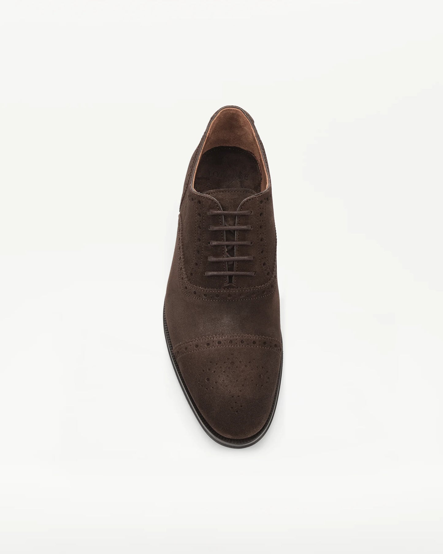 LOTTUSSE | DRESS SHOES | MEN | OXFORD STRAIGHT TOE LENOX MOCHA LEATHER | BROWN