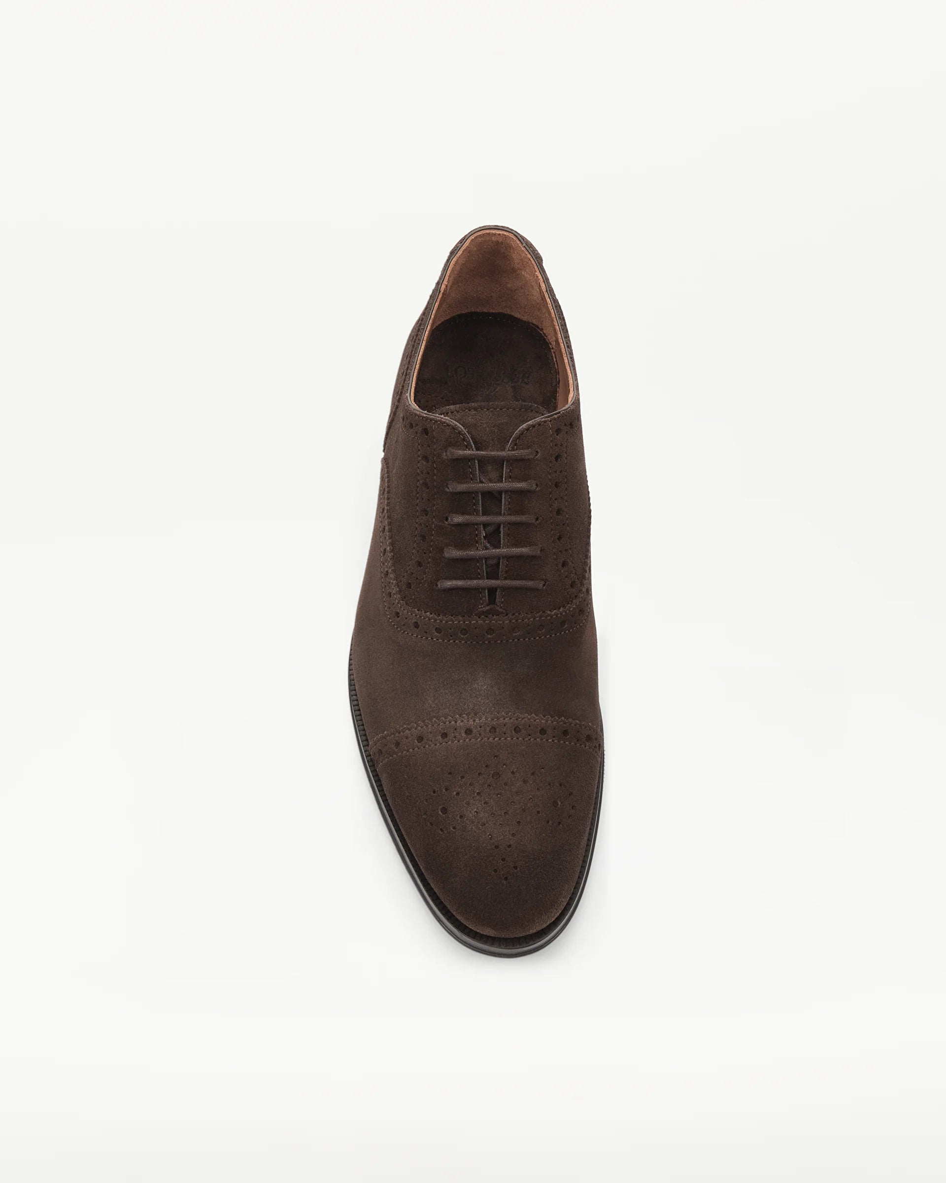 LOTTUSSE | ZAPATOS DE VESTIR | HOMBRE | OXFORD PUNTERA RECTA LENOX PIEL MOCA | MARRÓN