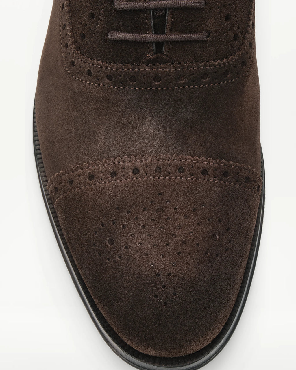 LOTTUSSE | ZAPATOS DE VESTIR | HOMBRE | OXFORD PUNTERA RECTA LENOX PIEL MOCA | MARRÓN
