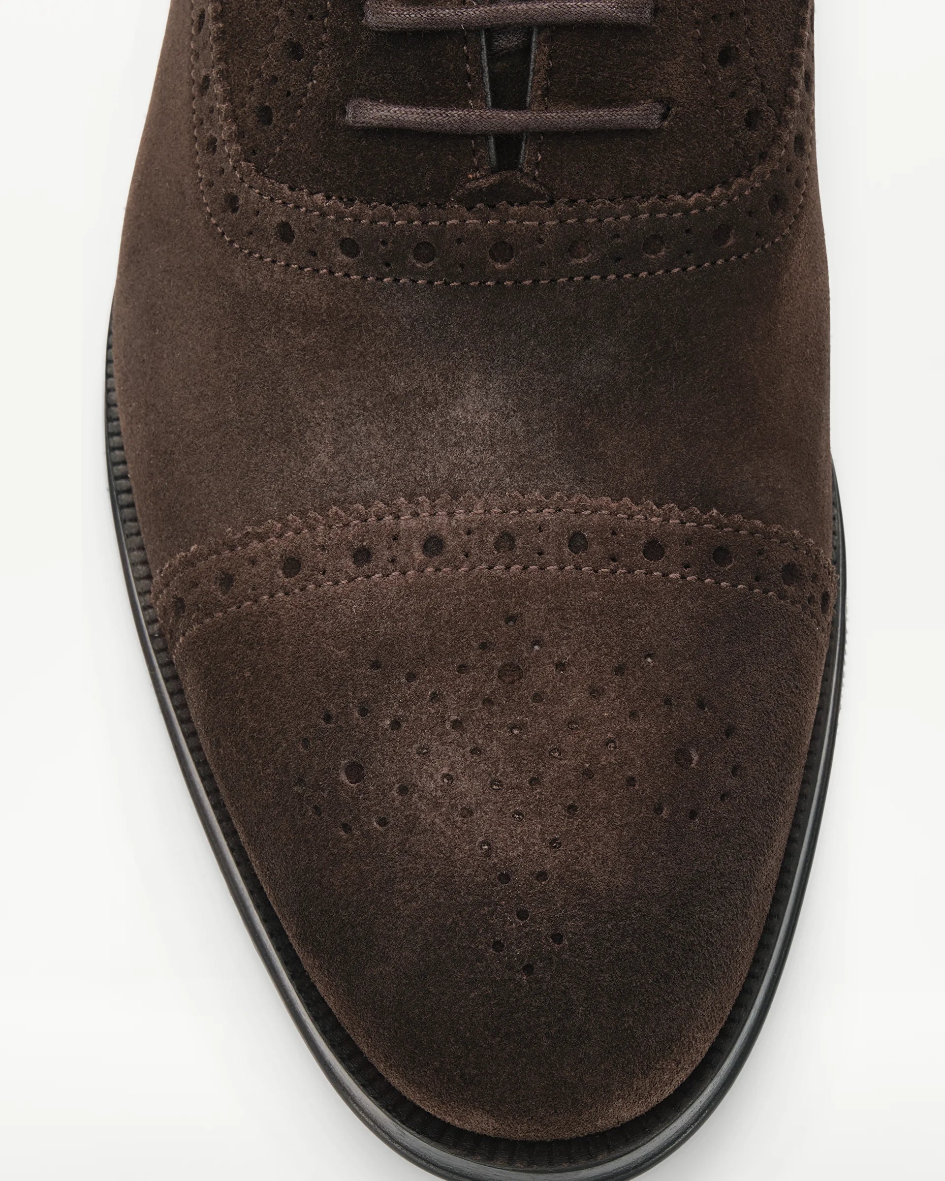 LOTTUSSE | ZAPATOS DE VESTIR | HOMBRE | OXFORD PUNTERA RECTA LENOX PIEL MOCA | MARRÓN