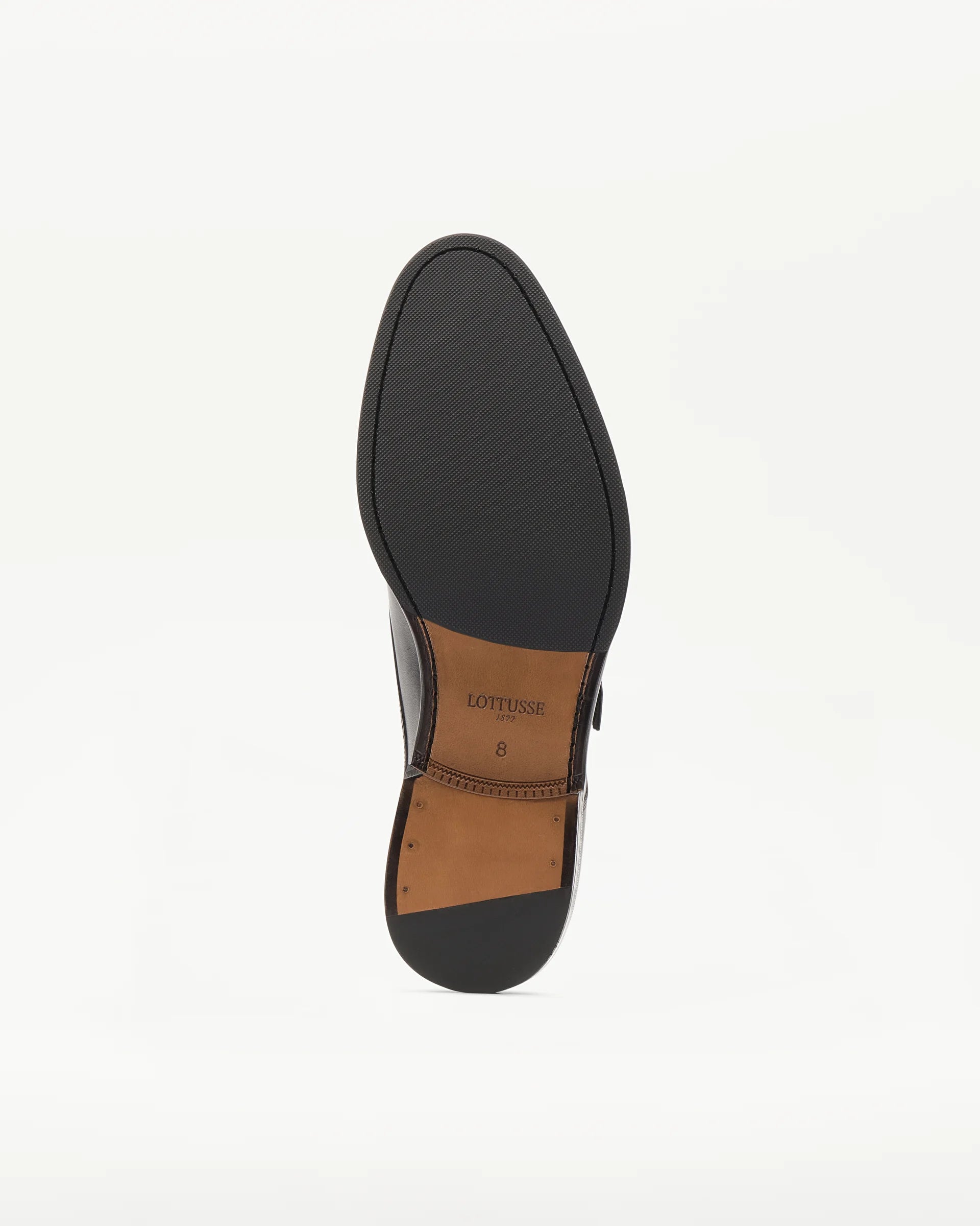 LOTTUSSE Zapatos Hebilla Lenox PIEL Negro: svart skor för herr