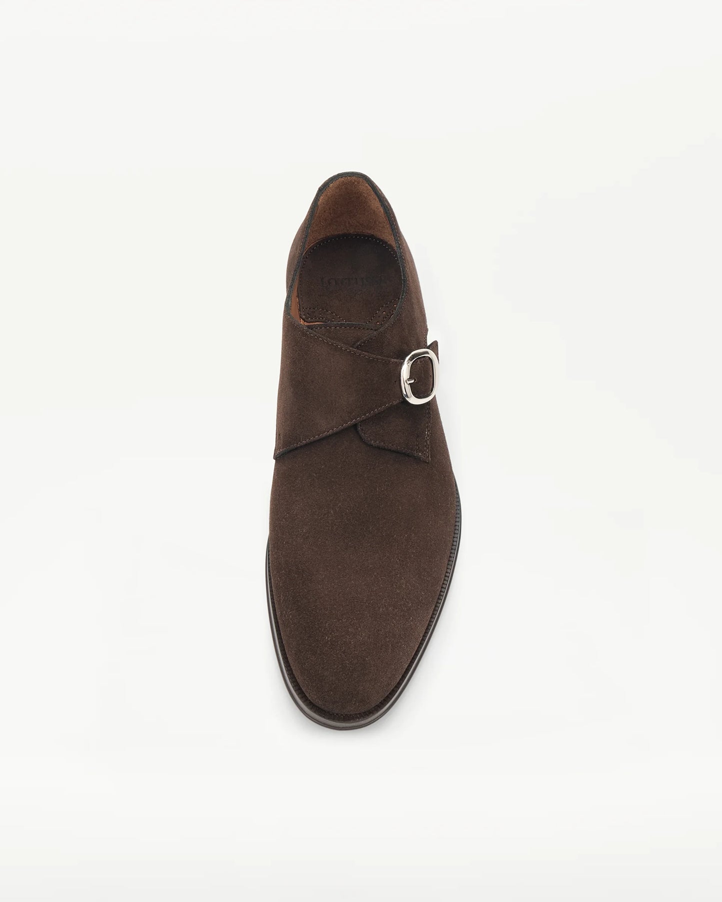 LOTTUSSE | DRESS SHOES | MEN | LENOX BUCKLE SHOES, MOCHA LEATHER | BROWN