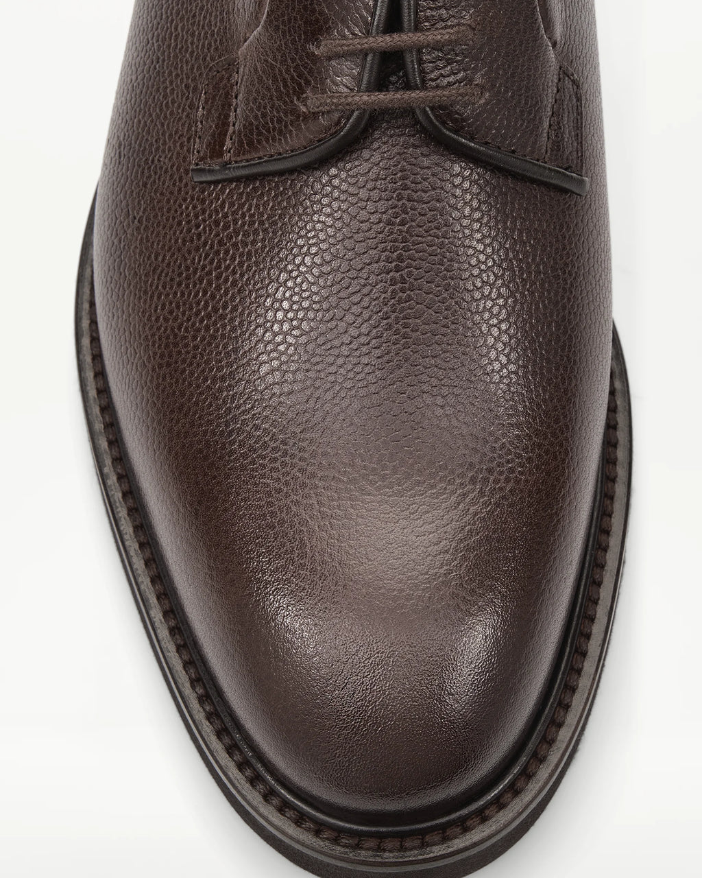 LOTTUSSE Derby con Textura de Grano MOCA: brun sko til mænd