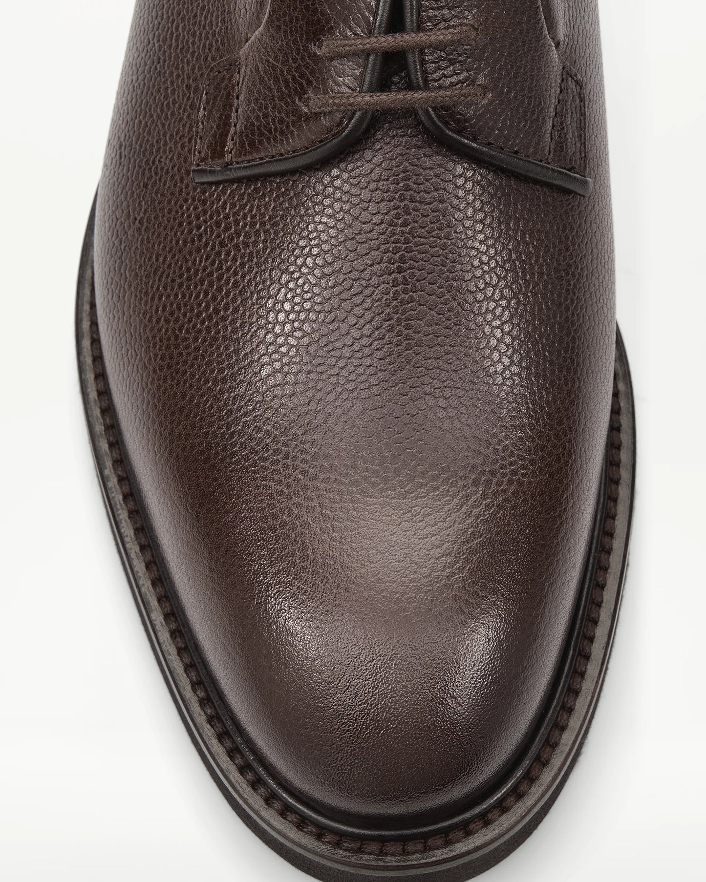 LOTTUSSE | SABATES DE VESTIR | HOME | DERBY AMB TEXTURA DE GRA MOCA | MARRÓ
