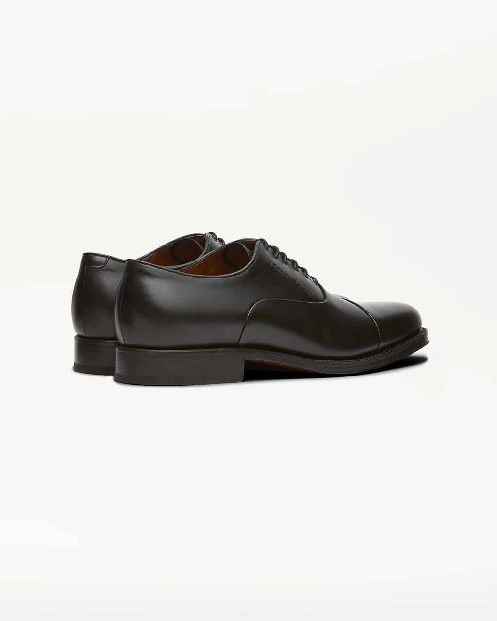 LOTTUSSE Oxford Puntera Recta Premium PIEL Negro: أسود أحذية للرجال