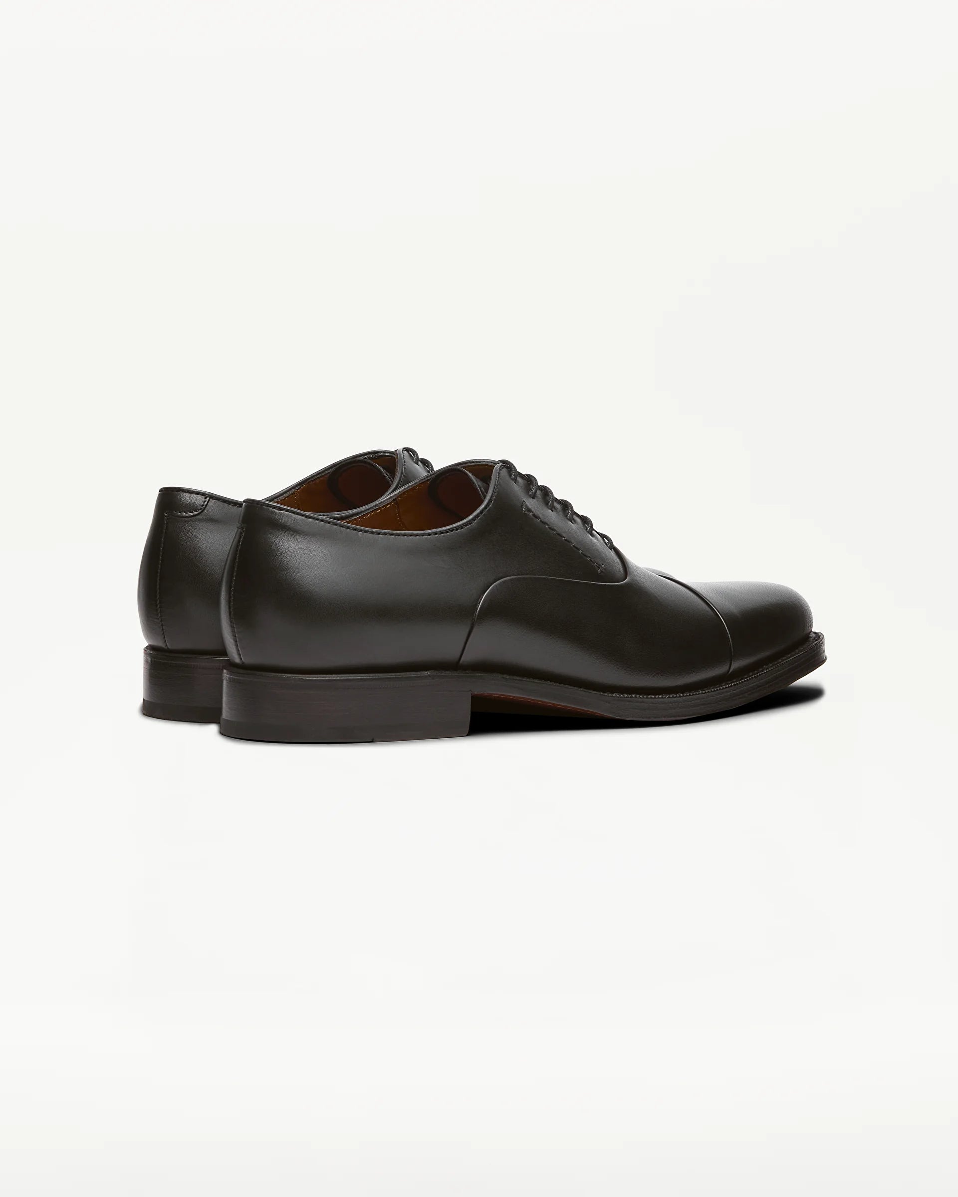 LOTTUSSE Oxford Puntera Recta Premium PIEL Negro: أسود أحذية للرجال