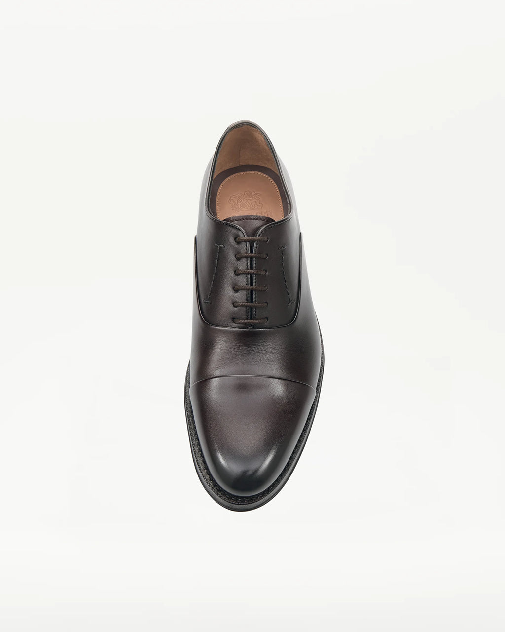 LOTTUSSE Oxford Puntera Recta Premium PIEL MOCA: marró sabates per a home