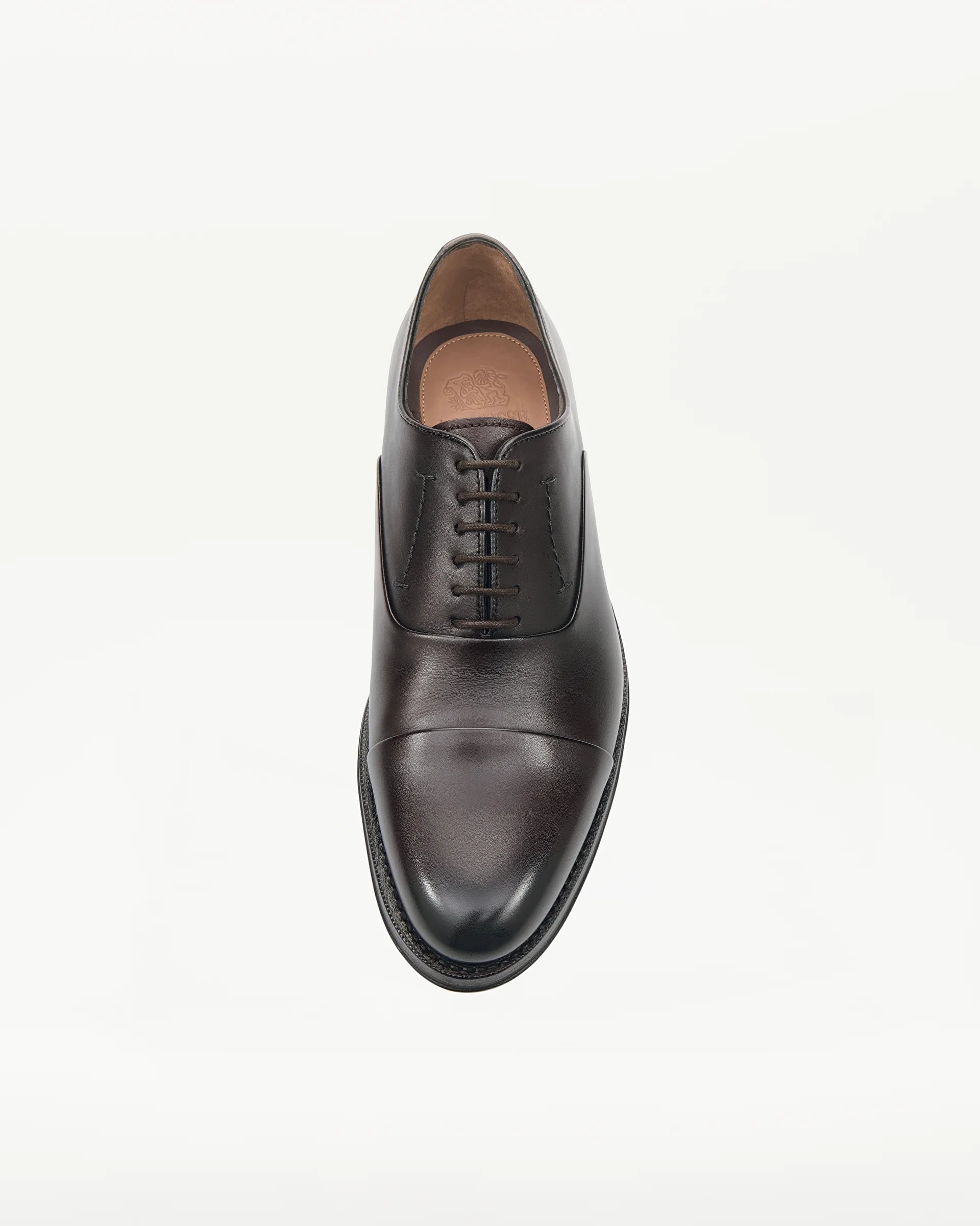 LOTTUSSE Oxford Puntera Recta Premium PIEL MOCA: marró sabates per a home