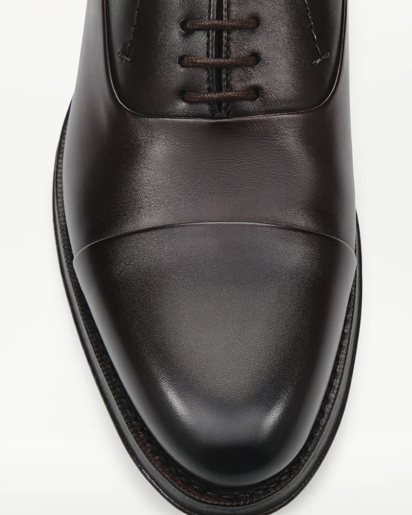 LOTTUSSE | SABATES DE VESTIR | HOME | OXFORD PUNTERA RECTA PREMIUM PELL MOCA | MARRÓ