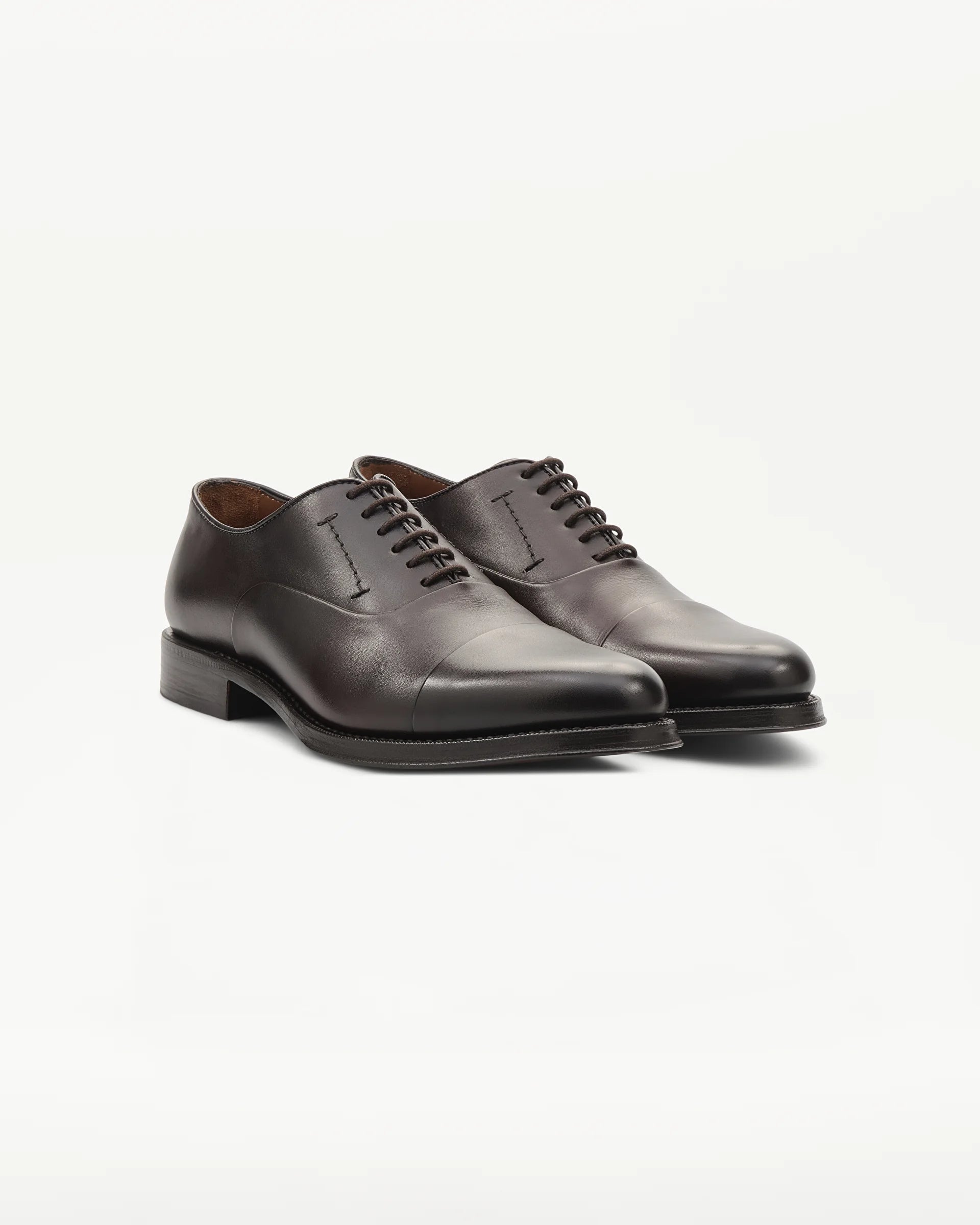 LOTTUSSE Oxford Puntera Recta Premium PIEL MOCA: marró sabates per a home