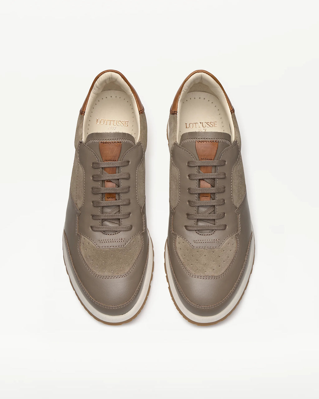 LOTTUSSE | SNEAKERS DE VESTIR | HOME | SNEAKERS CORDONS MANCOR PELL | MARRÓ