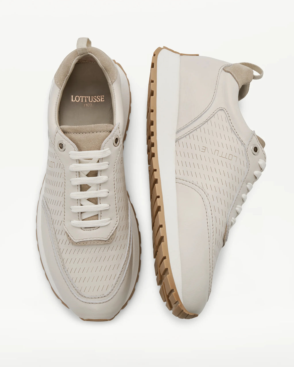 LOTTUSSE LL07846 Vison: beige sneakers til mænd