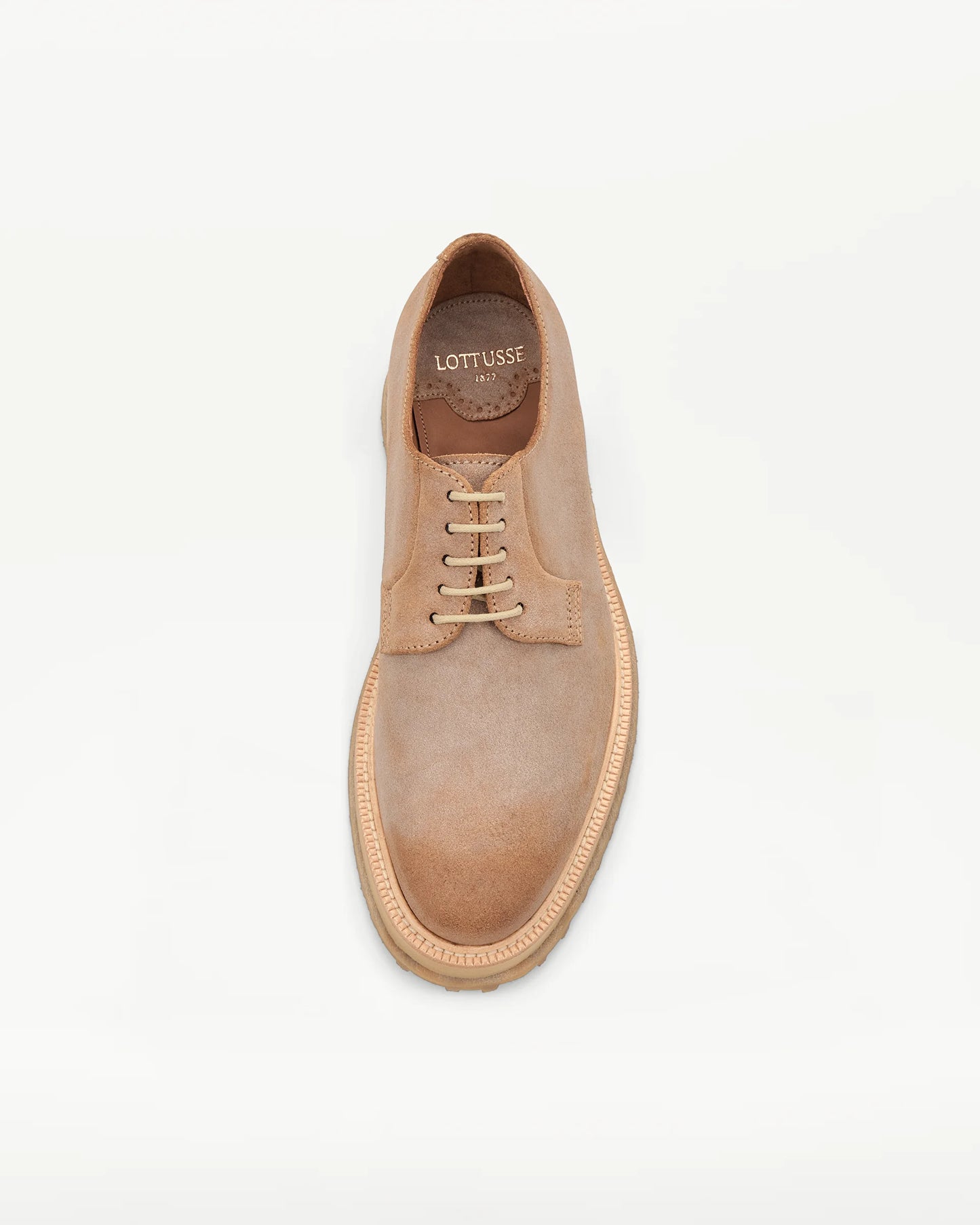 LOTTUSSE | ZAPATOS DERBY | HOMBRE | DERBY MADISON NATURAL | BEIGE