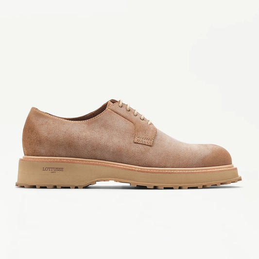 LOTTUSSE | ZAPATOS DERBY | HOMBRE | DERBY MADISON NATURAL | BEIGE