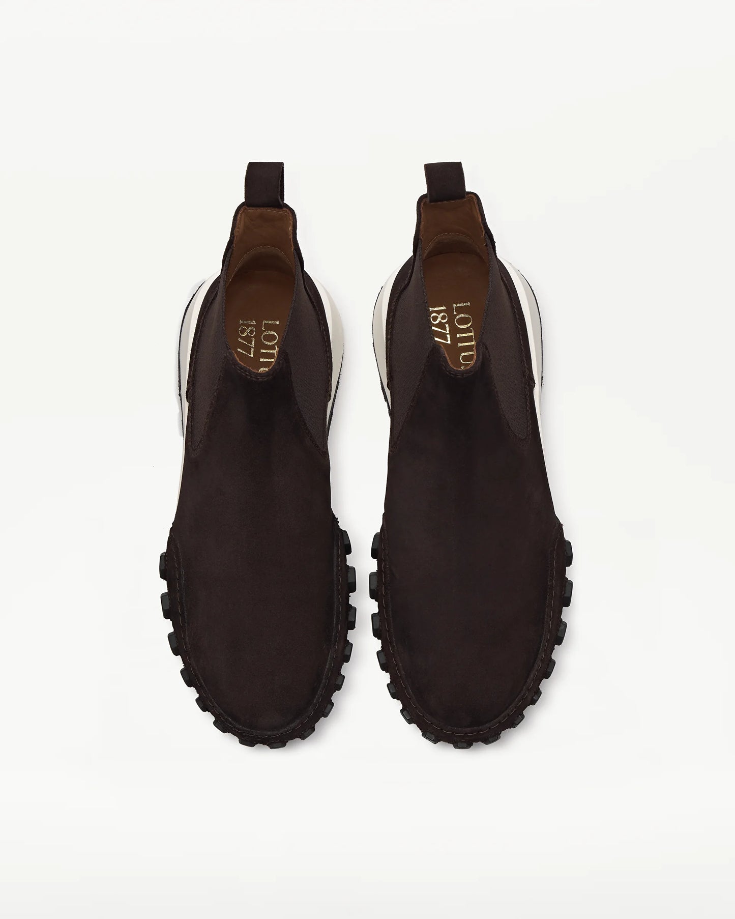 LOTTUSSE | SNEAKERS DE VESTIR | HOMBRE | SNEAKERS NAUTA MOCA | MARRÓN