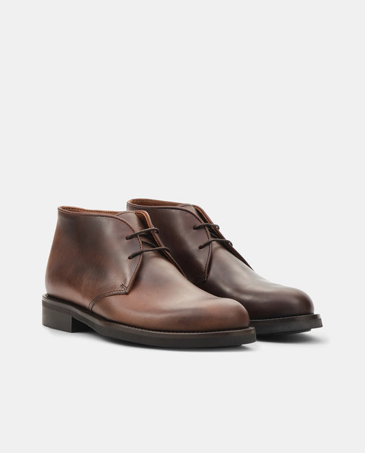 LOTTUSSE | BOTINES | HOMBRE | CHELSEA BROWN | MARRÓN
