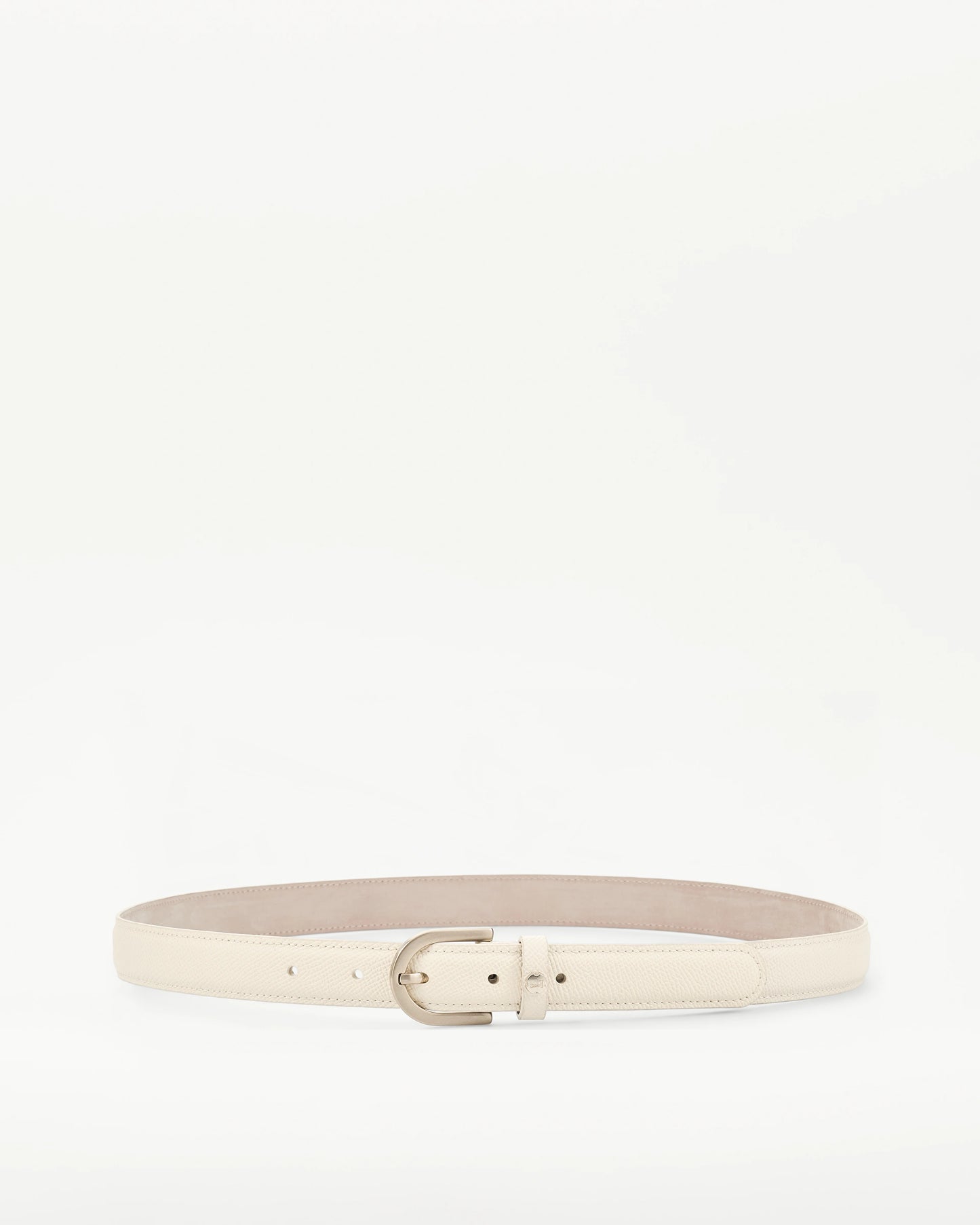 LOTTUSSE | CINTURONES | MUJER | CINTURÓN GANTE PIEL BLANCO ROTO | BLANCO