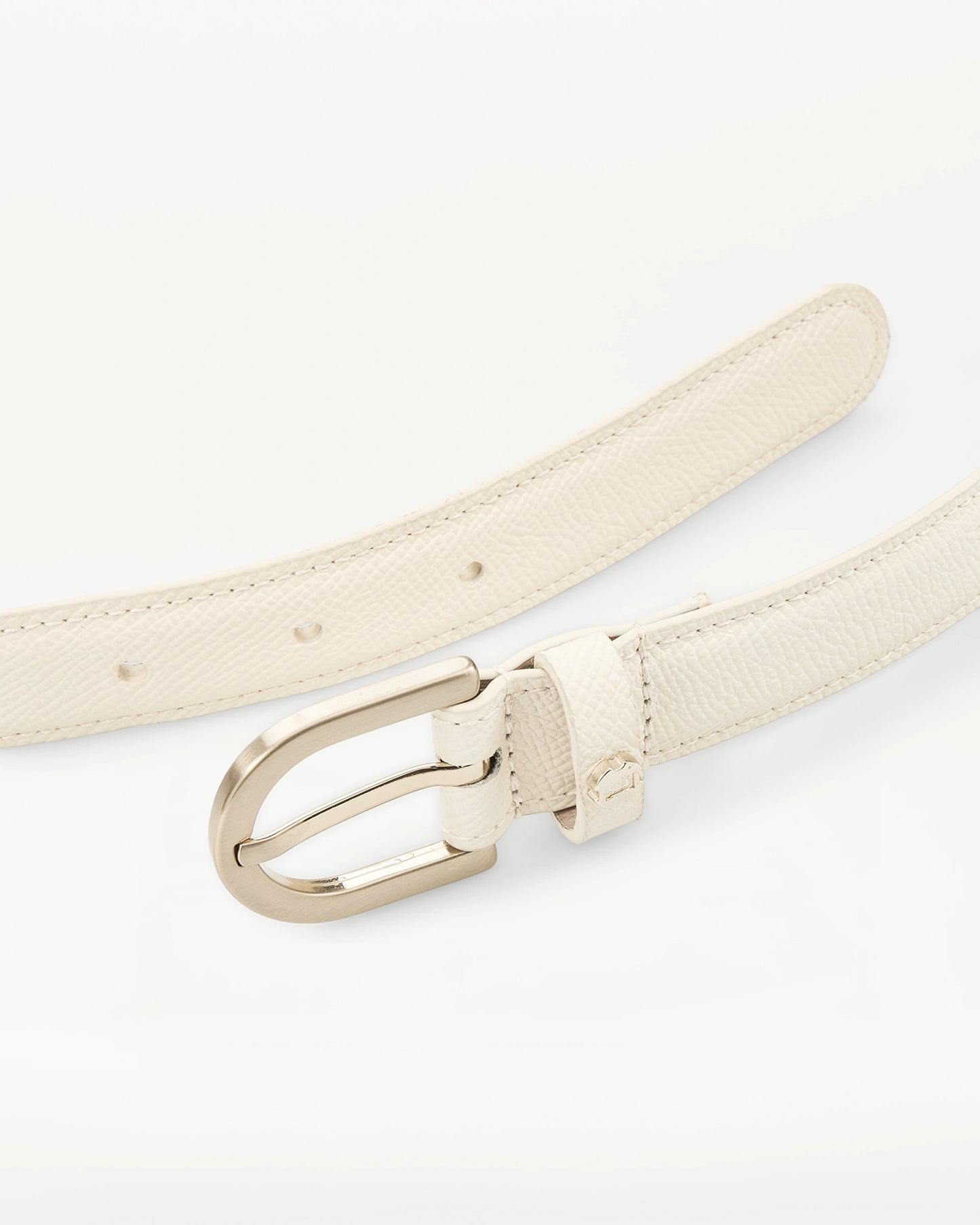 LOTTUSSE | CINTURONES | MUJER | CINTURÓN GANTE PIEL BLANCO ROTO | BLANCO