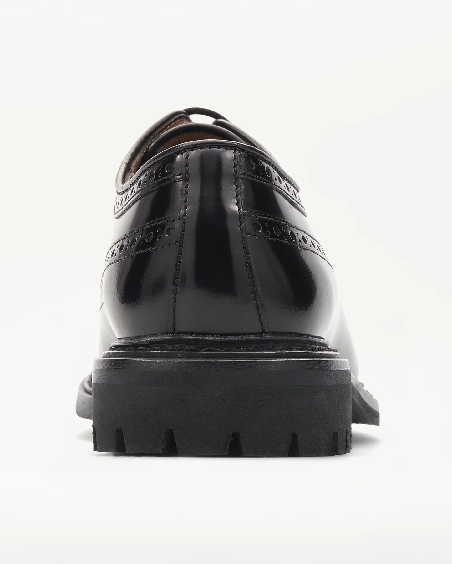 LOTTUSSE | ZAPATOS DERBY | MUJER | DERBY PALA VEGA TRAPADO WALTON PIEL NEGRO | NEGRO