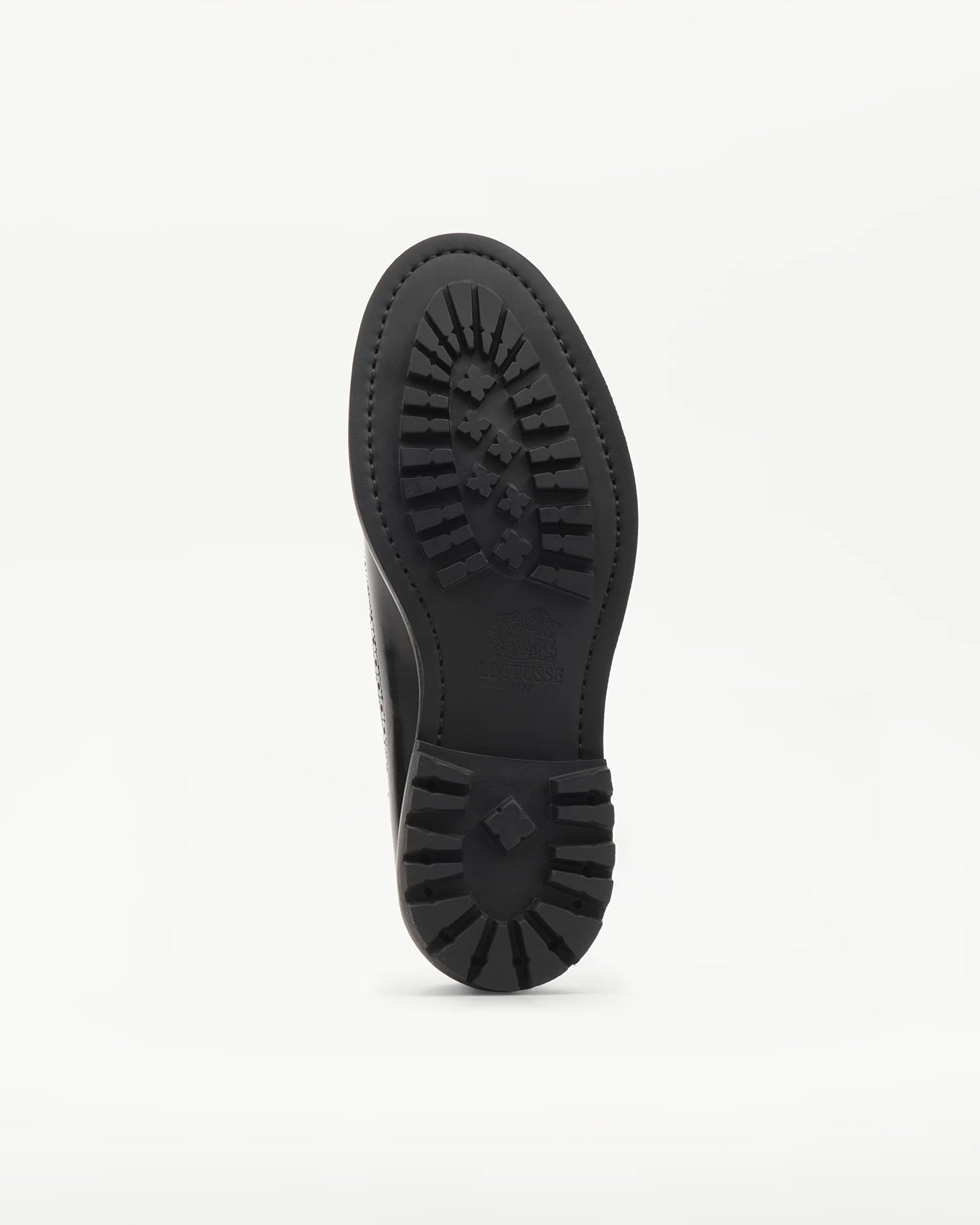 LOTTUSSE | ZAPATOS DERBY | MUJER | DERBY PALA VEGA TRAPADO WALTON PIEL NEGRO | NEGRO