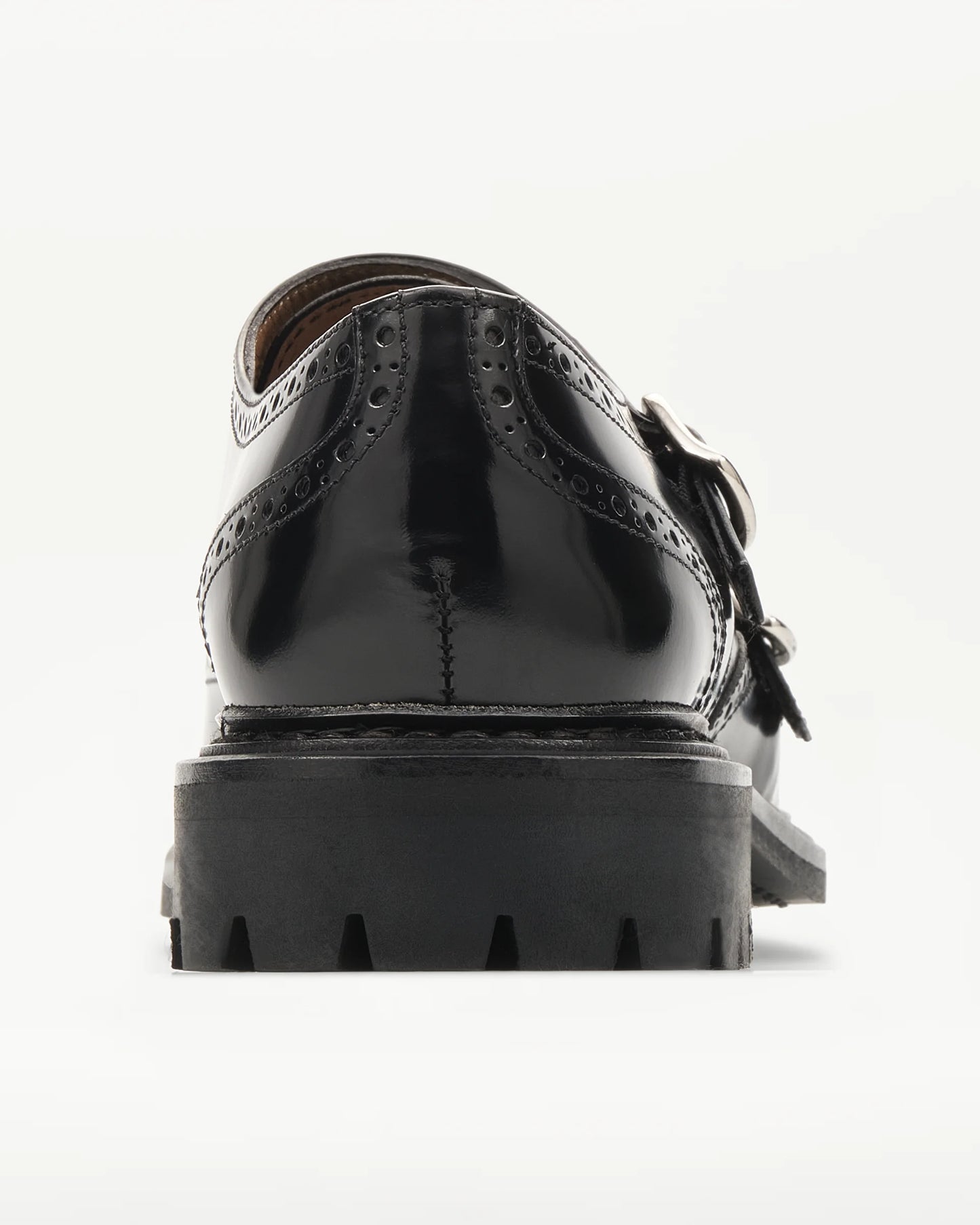 LOTTUSSE | ZAPATOS DE VESTIR | MUJER | ZAPATOS DOBLE HEBILLA WALTON PIEL DE VACUNO NEGRO NEGRO | NEGRO