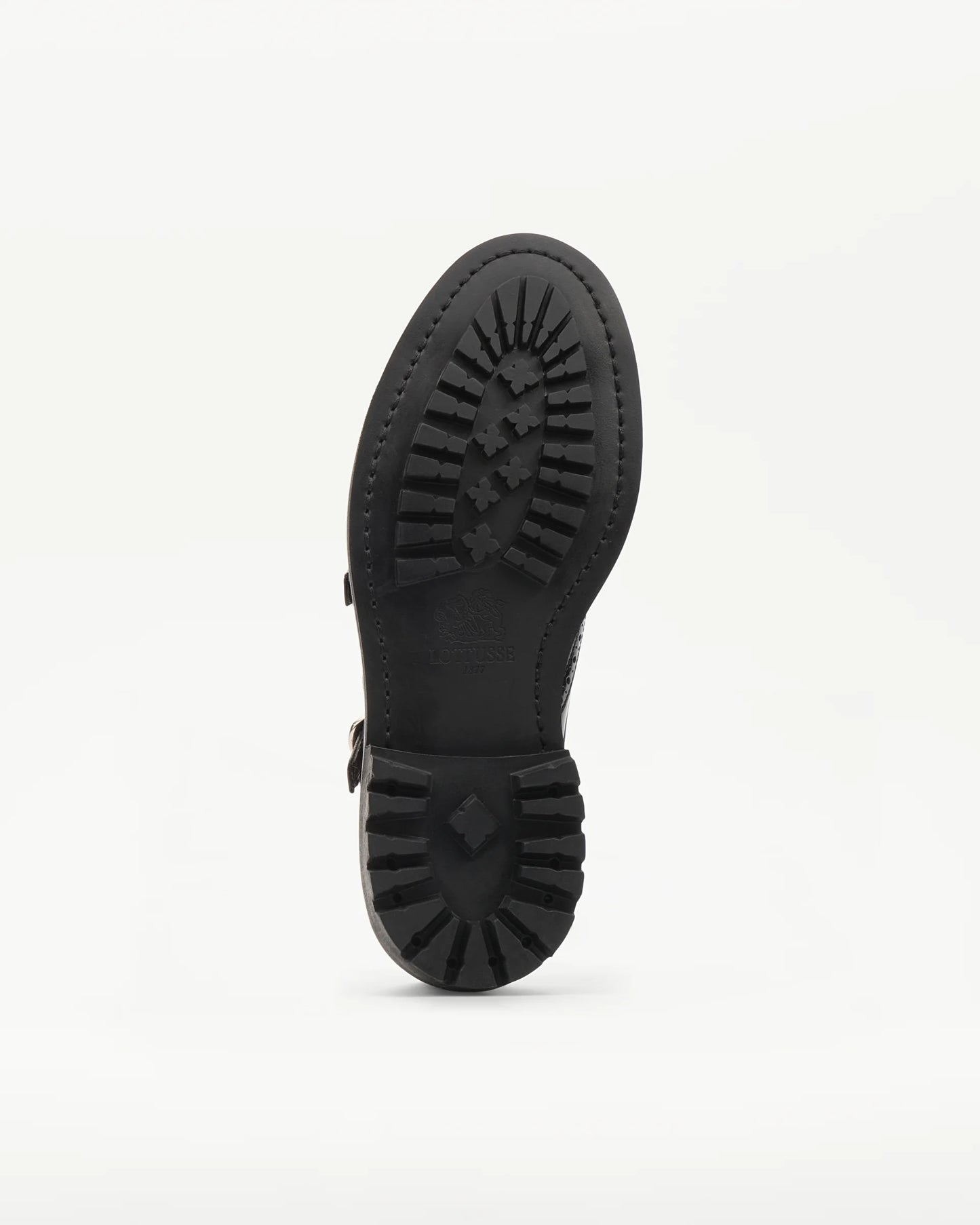 LOTTUSSE | ZAPATOS DE VESTIR | MUJER | ZAPATOS DOBLE HEBILLA WALTON PIEL DE VACUNO NEGRO NEGRO | NEGRO