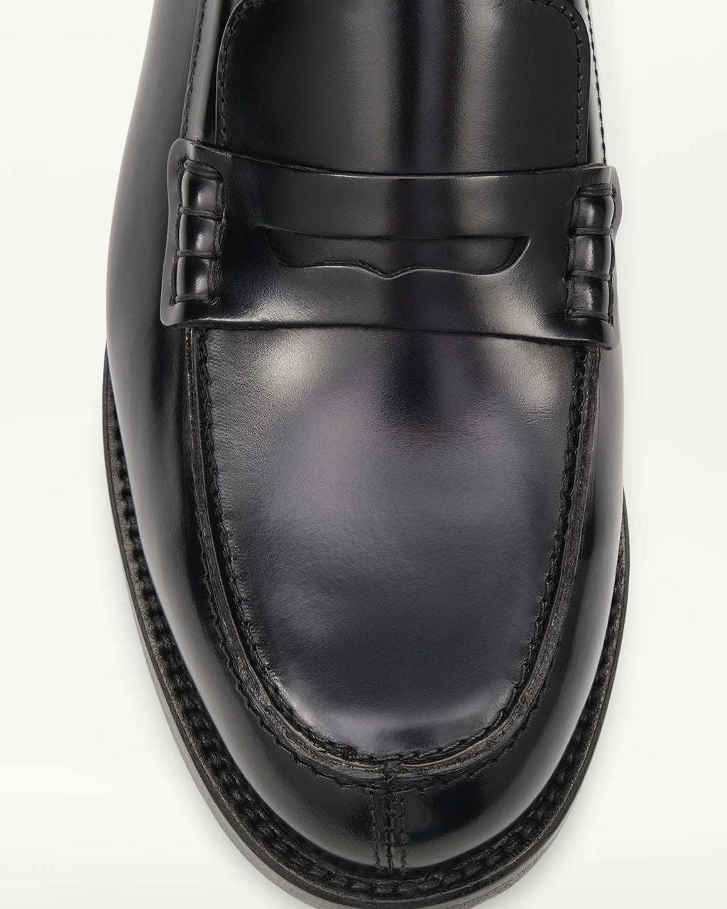 LOTTUSSE | MOCASINES | MUJER | MOCASÍN BANDA CHRIS PIEL NEGRO | NEGRO