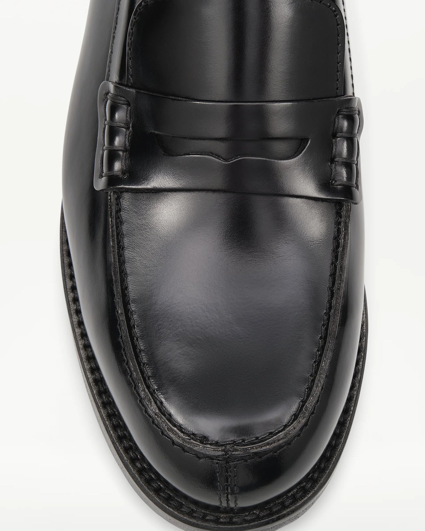 LOTTUSSE | MOCASINES | MUJER | MOCASÍN BANDA CHRIS PIEL NEGRO | NEGRO