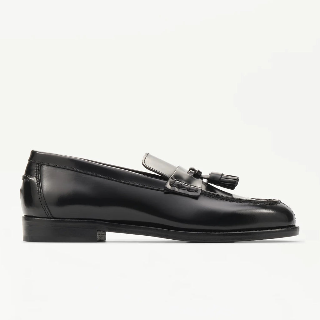 LOTTUSSE | LOAFERS | WOMEN'S | POLISHED BLACK LOAFERS | BLACK