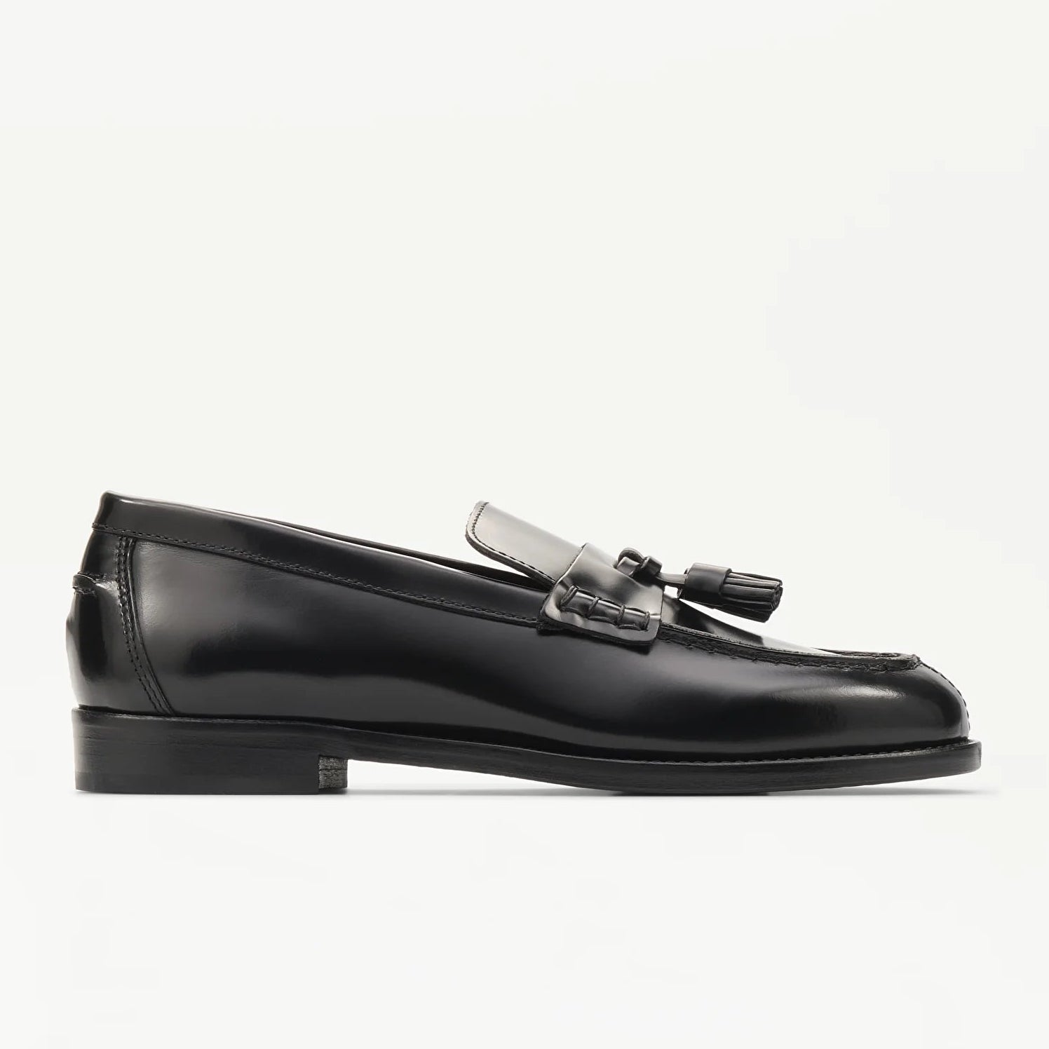 LOTTUSSE | LOAFERS | WOMEN'S | POLISHED BLACK LOAFERS | BLACK