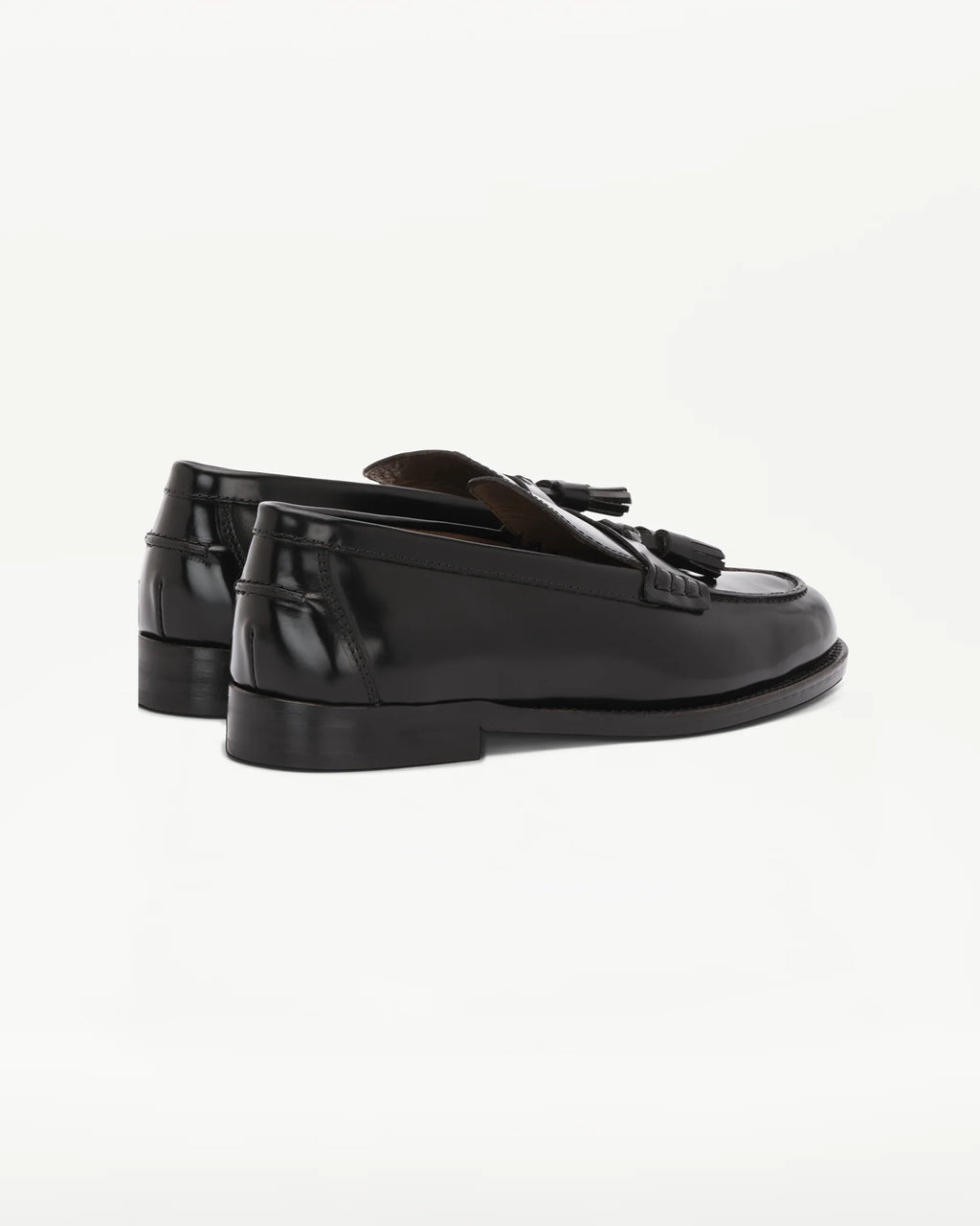 LOTTUSSE | LOAFERS | WOMEN'S | POLISHED BLACK LOAFERS | BLACK