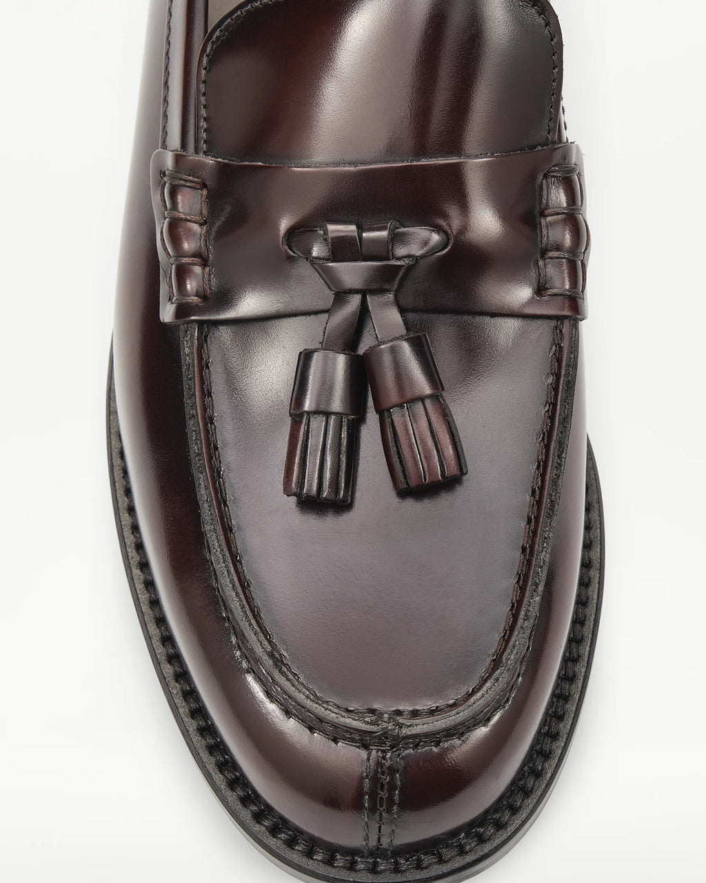 LOTTUSSE Mocasines Pulidos Burdeos: burdeos mocassins per a dona