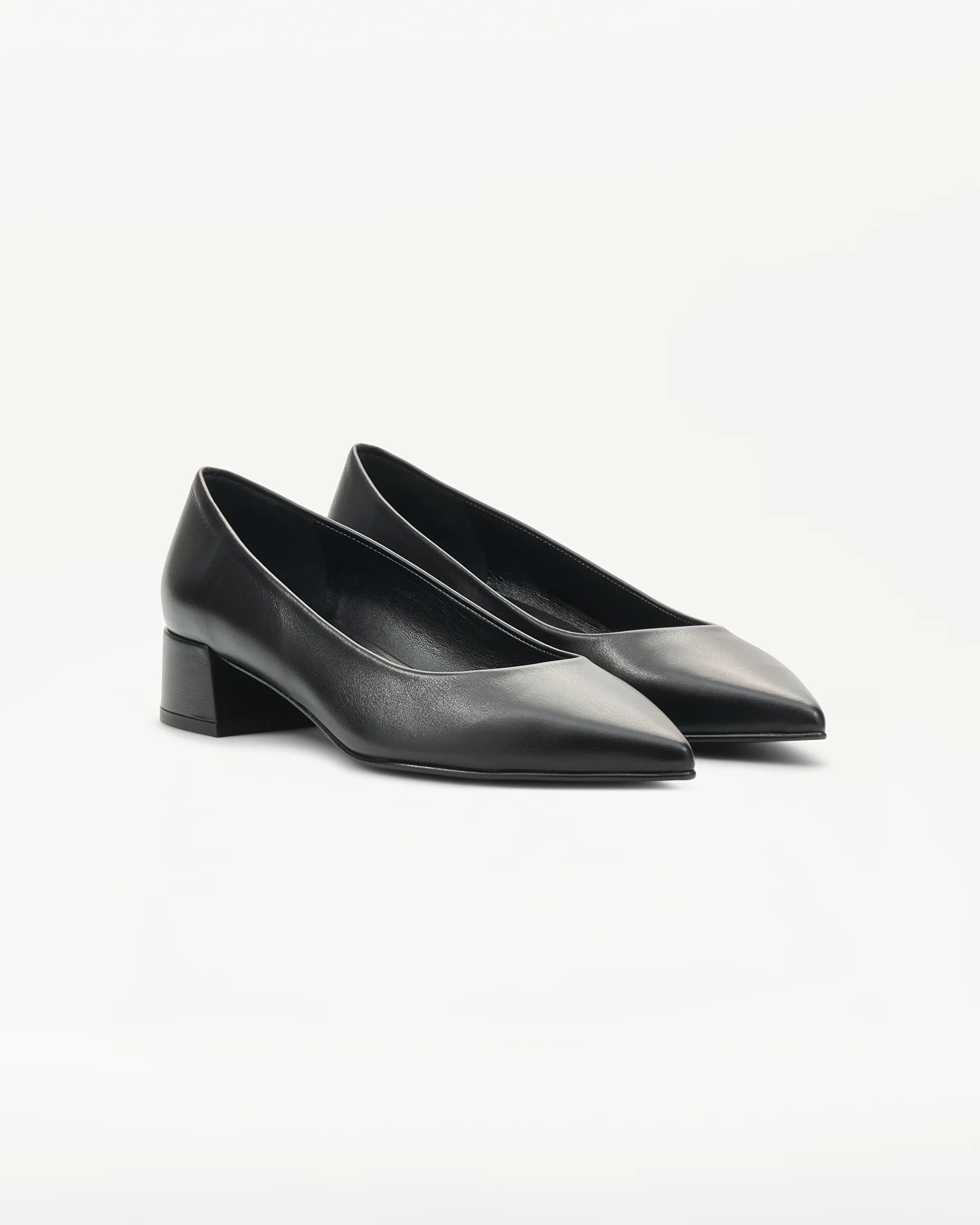 LOTTUSSE Salones Carla PIEL de Vacuno Negro Negro: أسود أحذية للنساء