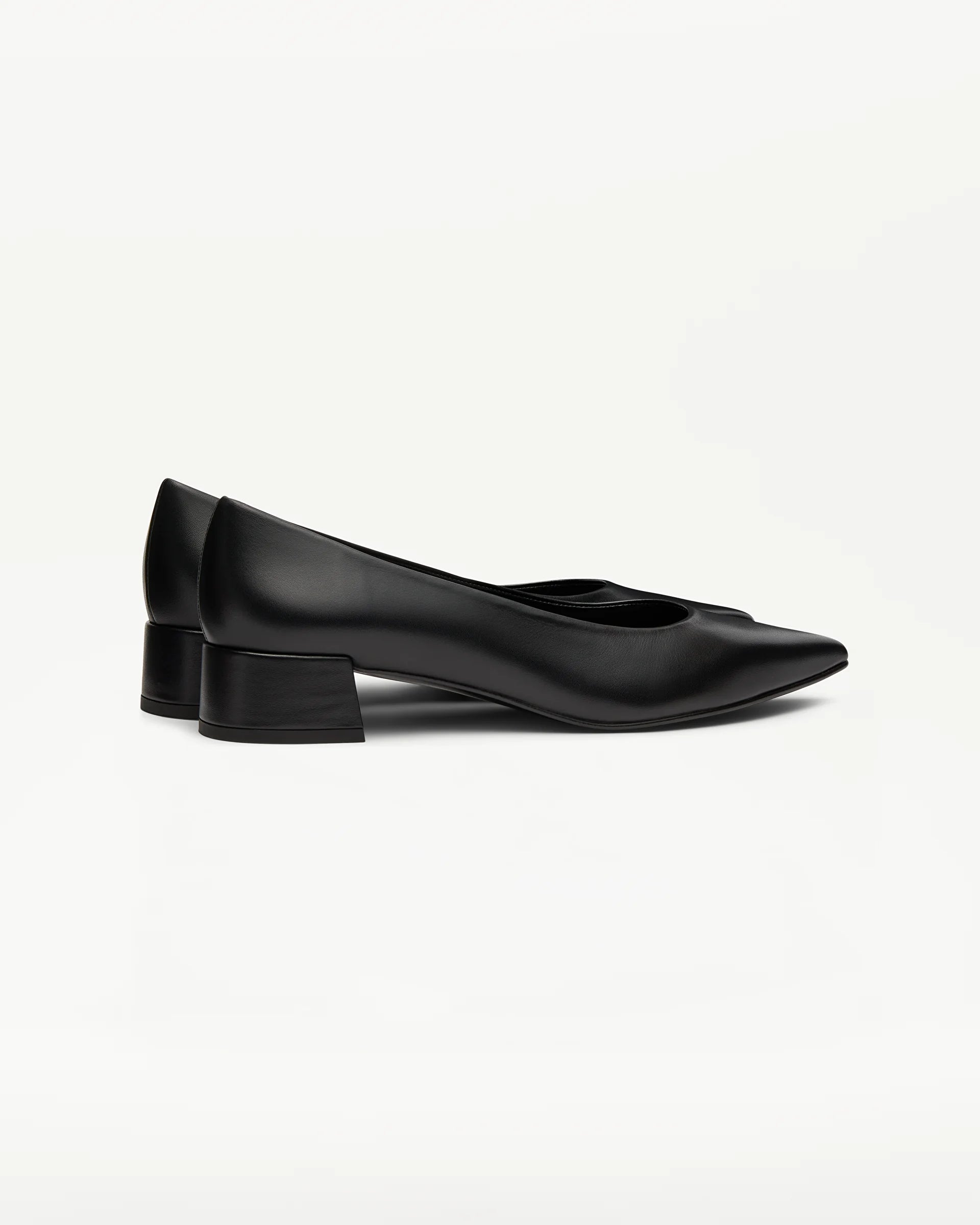LOTTUSSE Salones Carla PIEL de Vacuno Negro Negro: أسود أحذية للنساء