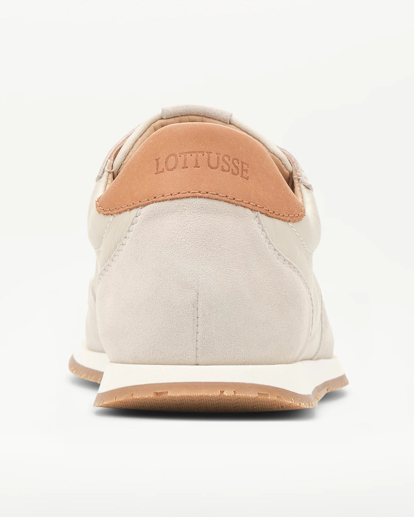 LOTTUSSE | SNEAKERS DE VESTIR | MUJER | SNEAKERS CORDONES MANCOR PIEL DE CORDERO BLANCO | BLANCO