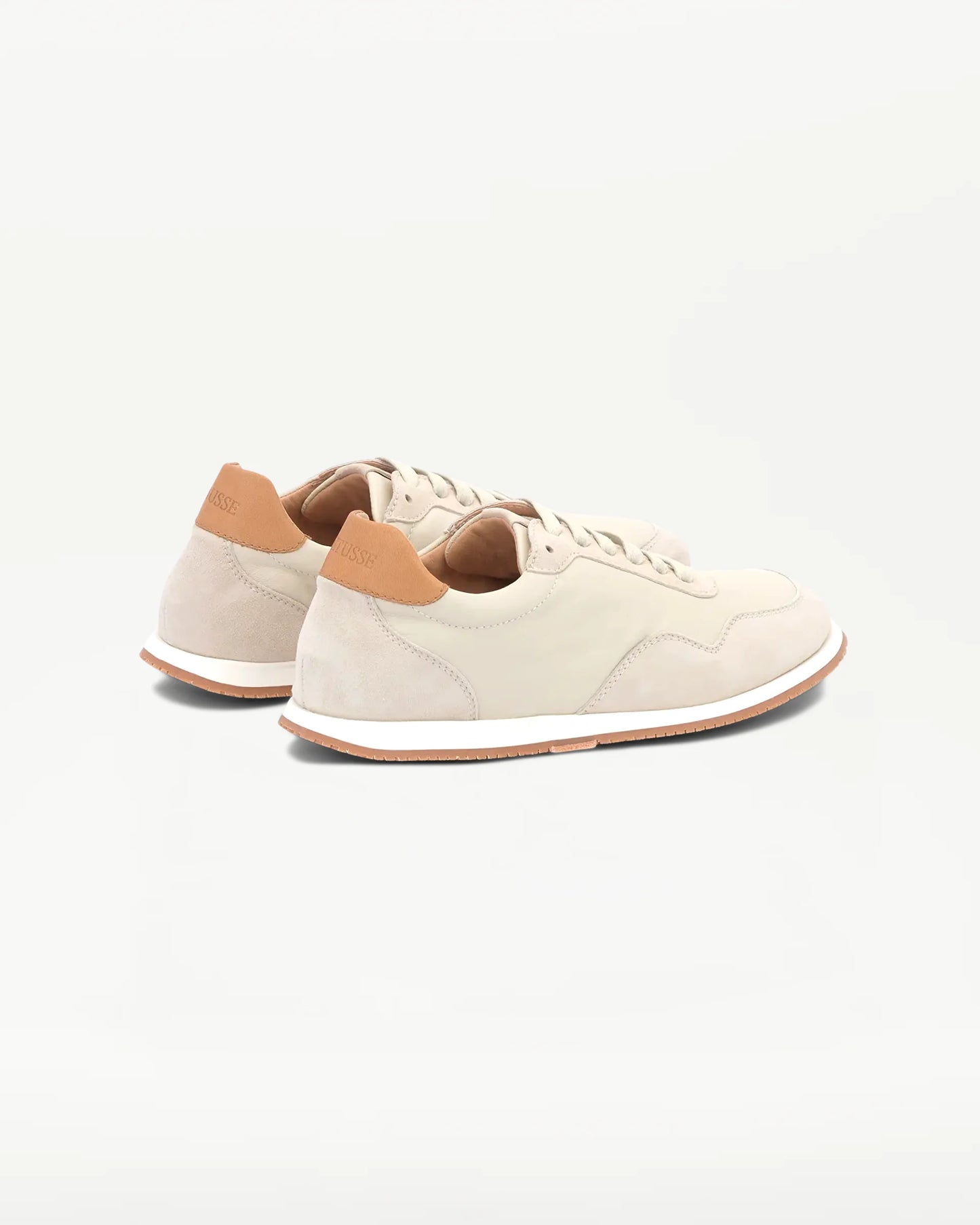 LOTTUSSE | SNEAKERS DE VESTIR | MUJER | SNEAKERS CORDONES MANCOR PIEL DE CORDERO BLANCO | BLANCO