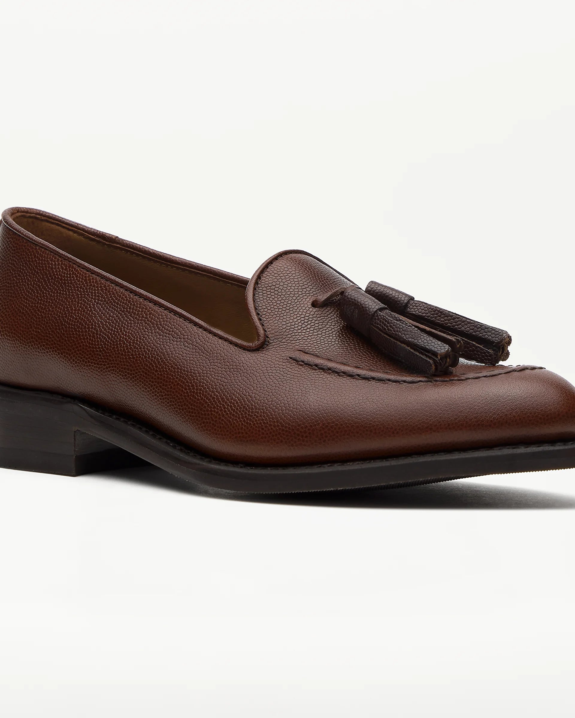 LOTTUSSE | LOAFERS | WOMEN'S | CAMBRIDGE LEATHER TASSEL LOAFERS BROWN | BROWN