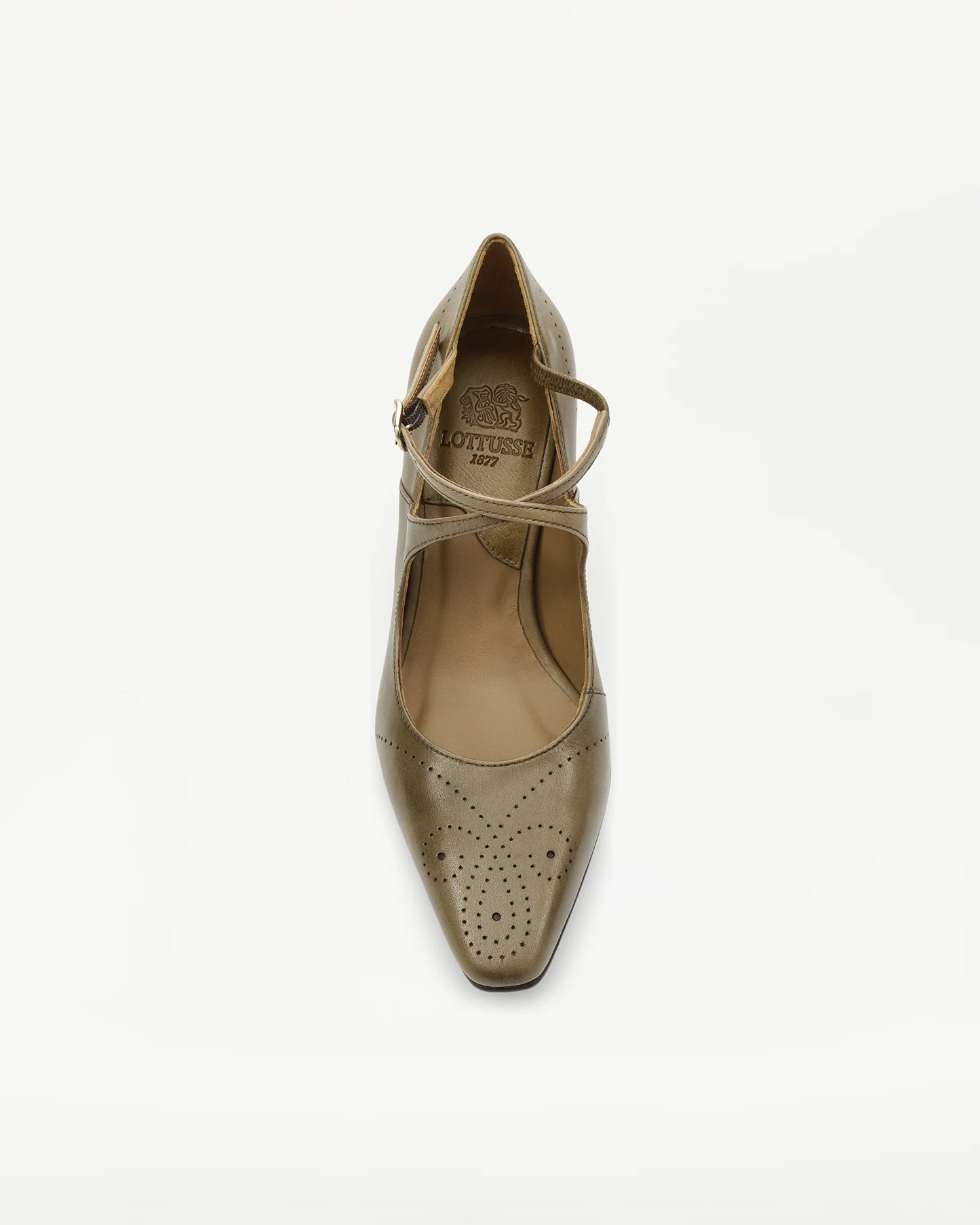 LOTTUSSE | ZAPATOS DE SALON | MUJER | SALONES SMITHSON VERDE OLIVA | VERDE OLIVA