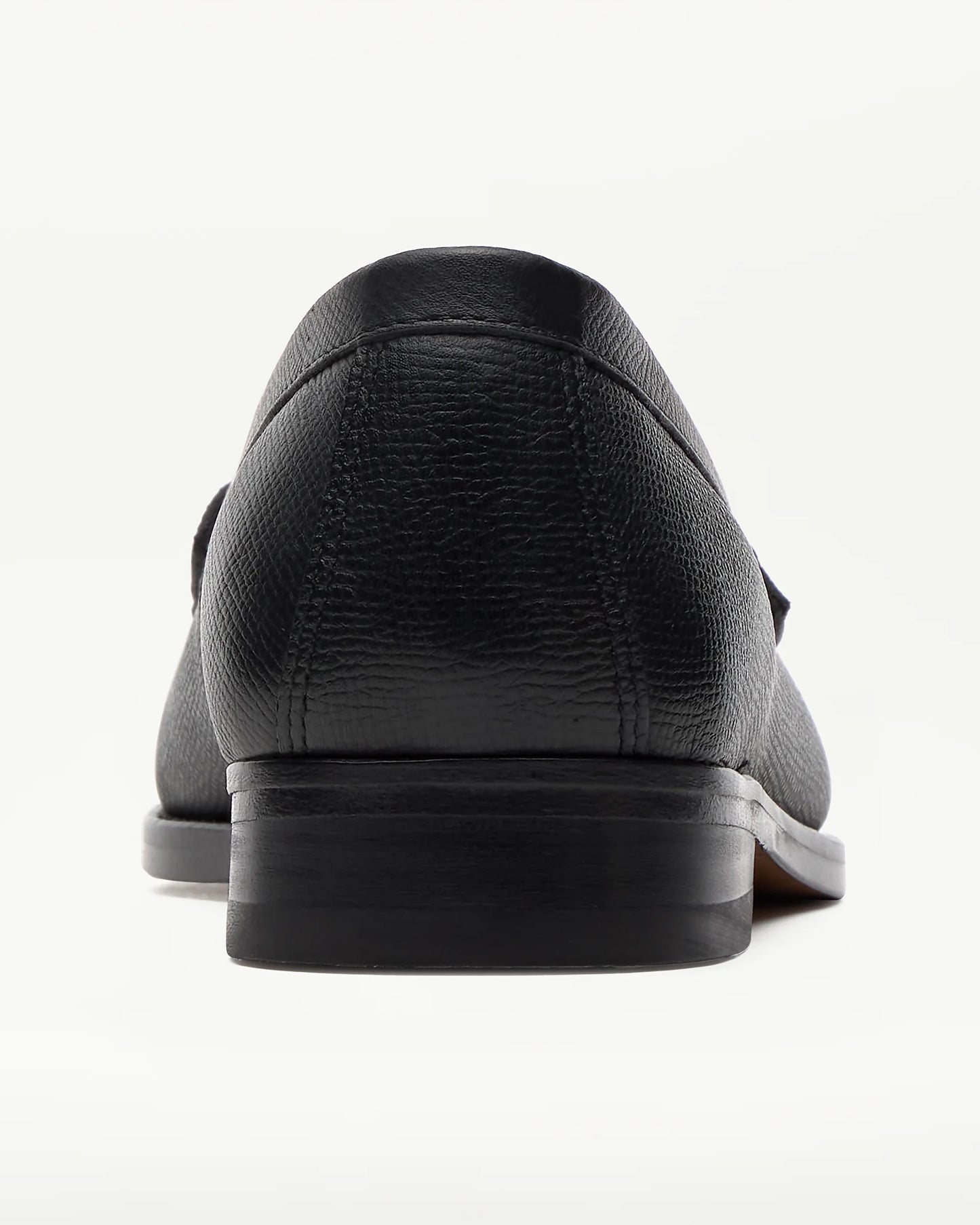 LOTTUSSE | MOCASINES | MUJER | MOCASÍN BANDA LIBERTY PIEL ESTAMPADO SAFIANO NEGRO | NEGRO