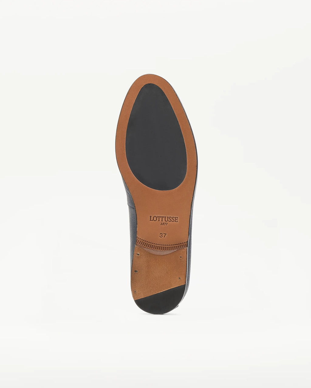 LOTTUSSE Mocasín Banda Liberty PIEL Estampado Safiano AZUL Marino: أزرق لوفر للنساء