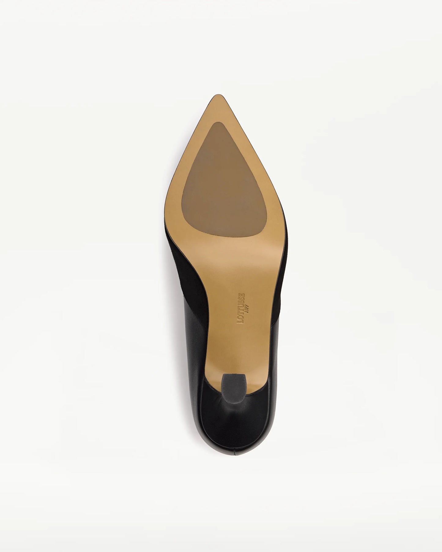 LOTTUSSE | ZAPATOS DE SALON| MUJER | SALONES PUNTA FINA CARLA PIEL NEGRO | NEGRO