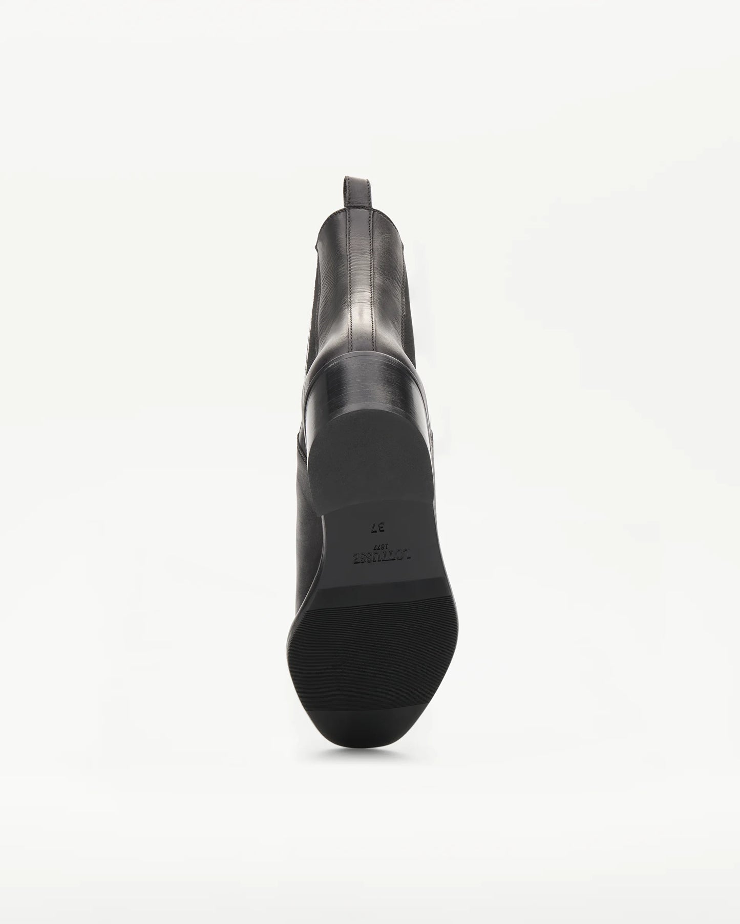 LOTTUSSE | BOTINES | MUJER | BOTINES ELÁSTICOS DEIA PIEL NEGRO | NEGRO