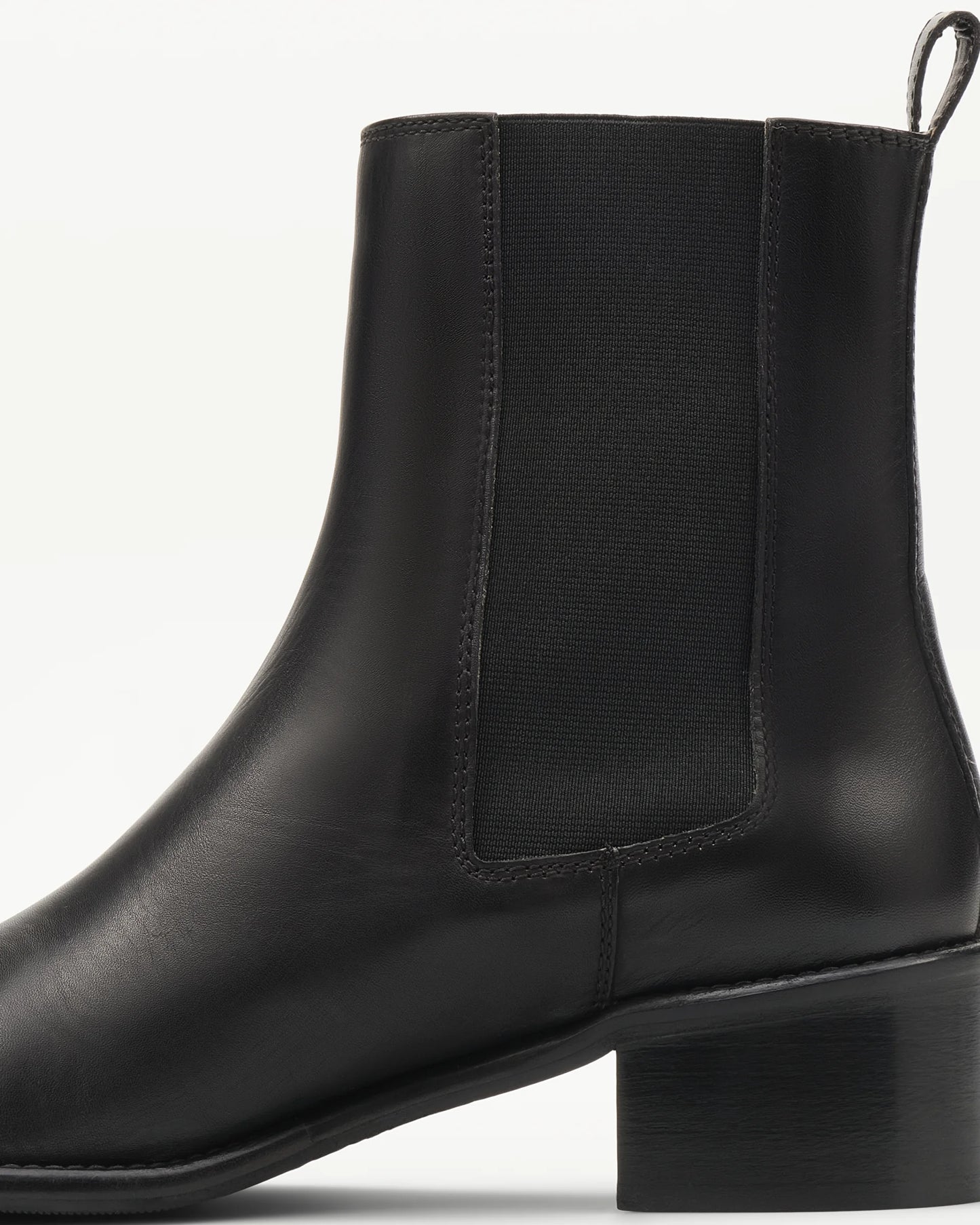 LOTTUSSE | BOTINES | MUJER | BOTINES ELÁSTICOS DEIA PIEL NEGRO | NEGRO