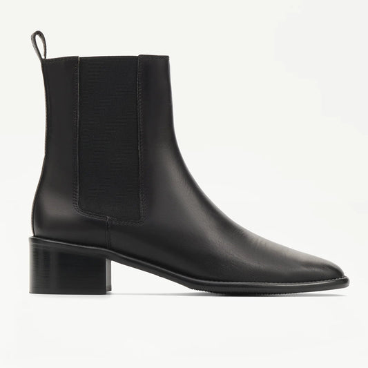 LOTTUSSE | BOTINES | MUJER | BOTINES ELÁSTICOS DEIA PIEL NEGRO | NEGRO