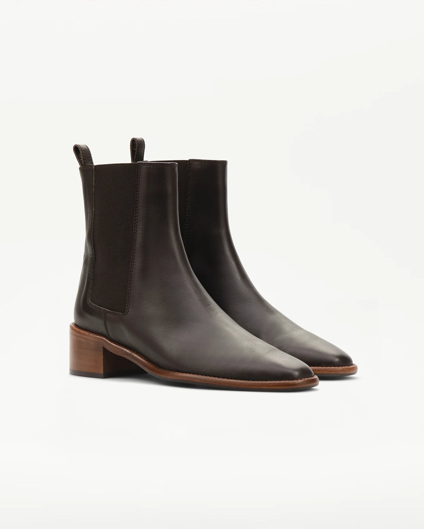 LOTTUSSE | BOTINES | MUJER | BOTINES ELÁSTICOS DEIA PIEL MOCA | MARRÓN