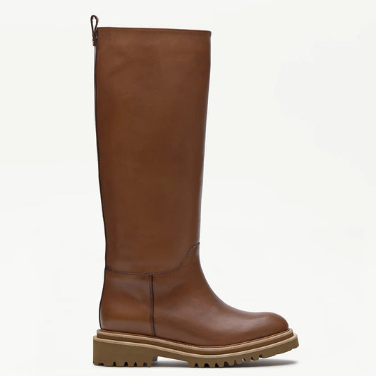 LOTTUSSE | BOTAS | MUJER | BOTAS CAMPERA COVENT PIEL MARRÓN | MARRÓN